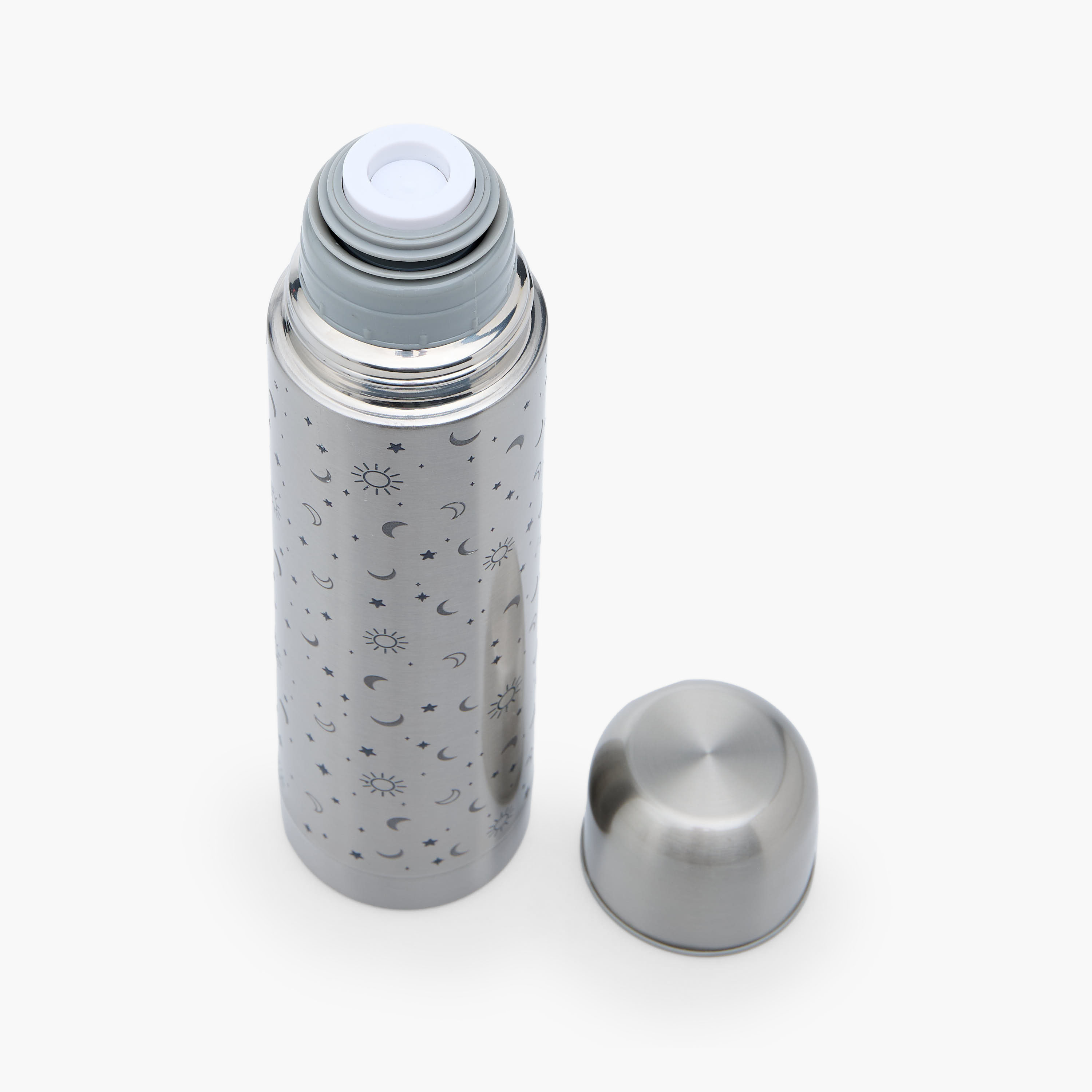 Juniors Celestial Print Stainless Steel Thermos Flask with Wide Mouth and Vacuum Insulation - 750 ml-baby-feeding-mealtimeessentials-image-5