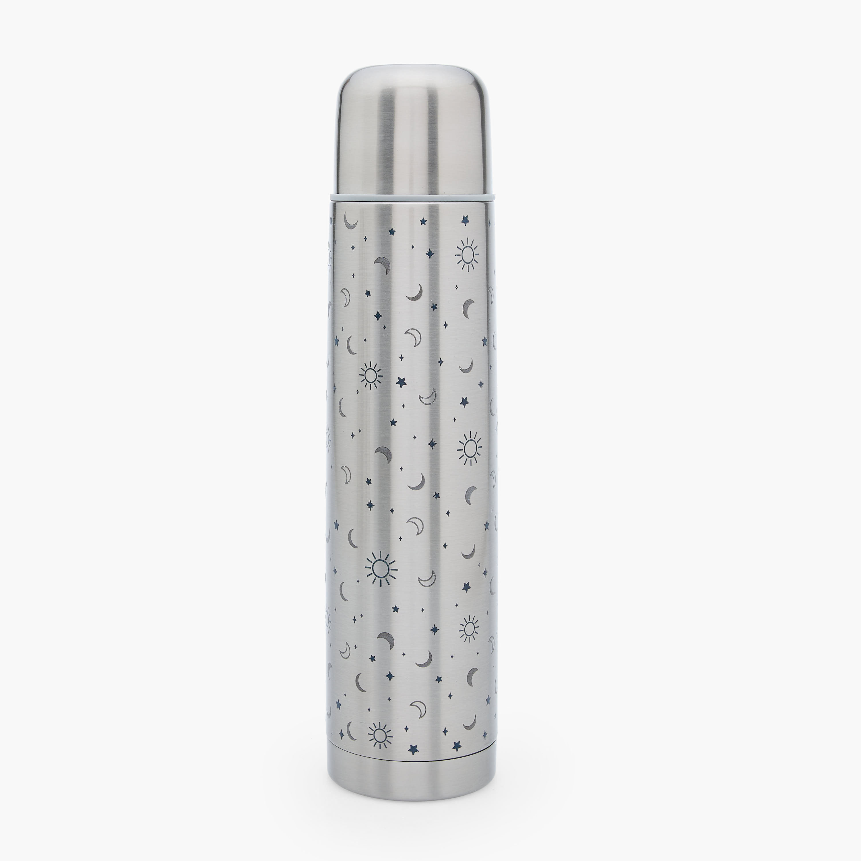Juniors Celestial Print Stainless Steel Thermos Flask with Wide Mouth and Vacuum Insulation - 500 ml-baby-feeding-mealtimeessentials-image-1