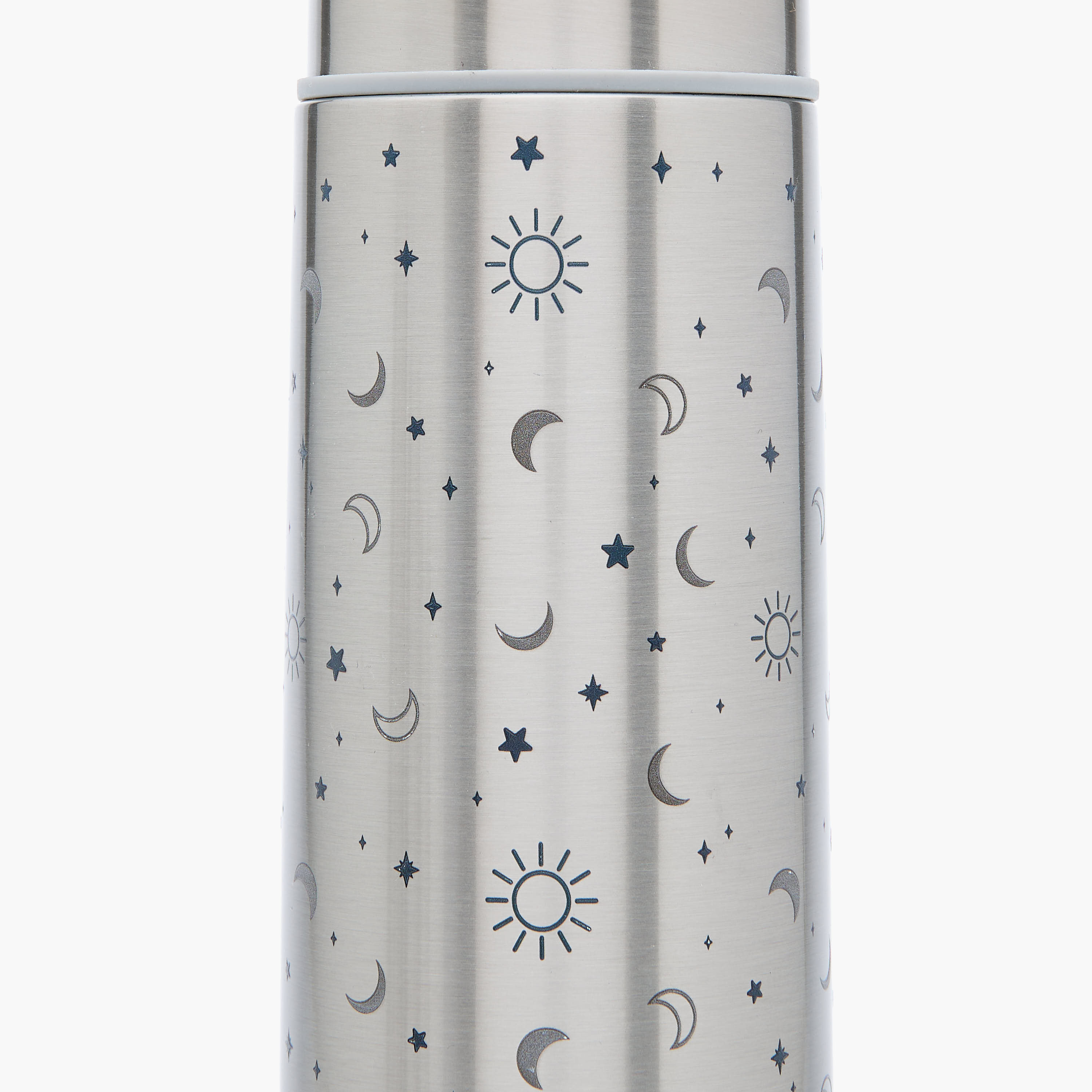 Juniors Celestial Print Stainless Steel Thermos Flask with Wide Mouth and Vacuum Insulation - 500 ml-baby-feeding-mealtimeessentials-image-2