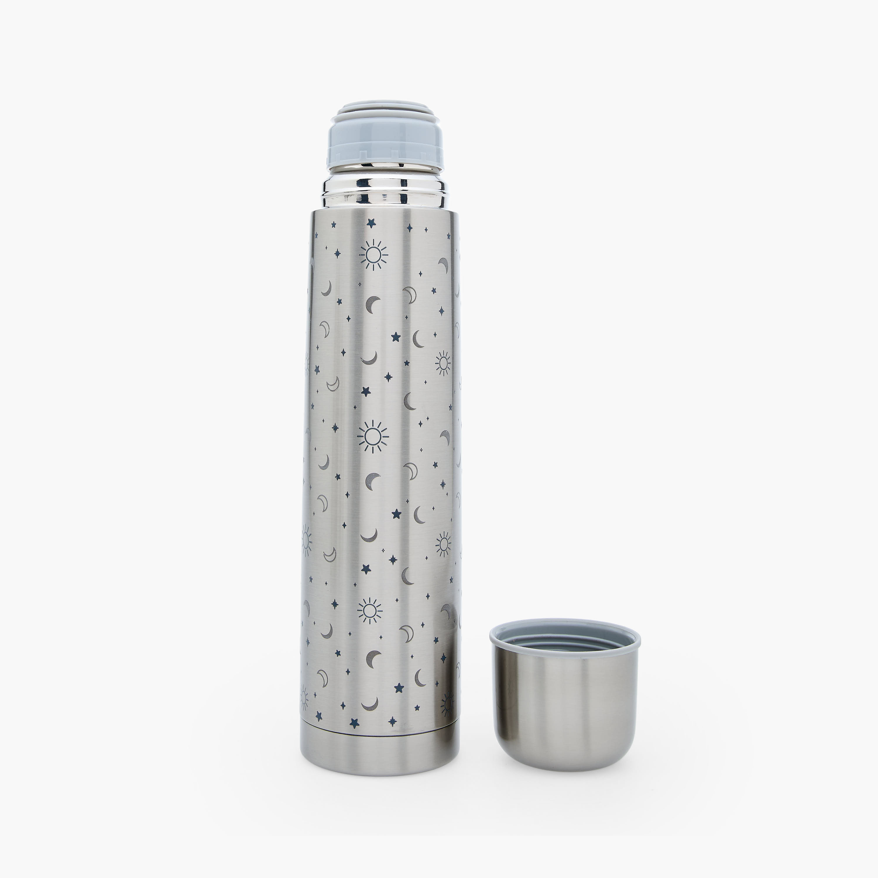 Juniors Celestial Print Stainless Steel Thermos Flask with Wide Mouth and Vacuum Insulation - 500 ml-baby-feeding-mealtimeessentials-image-3