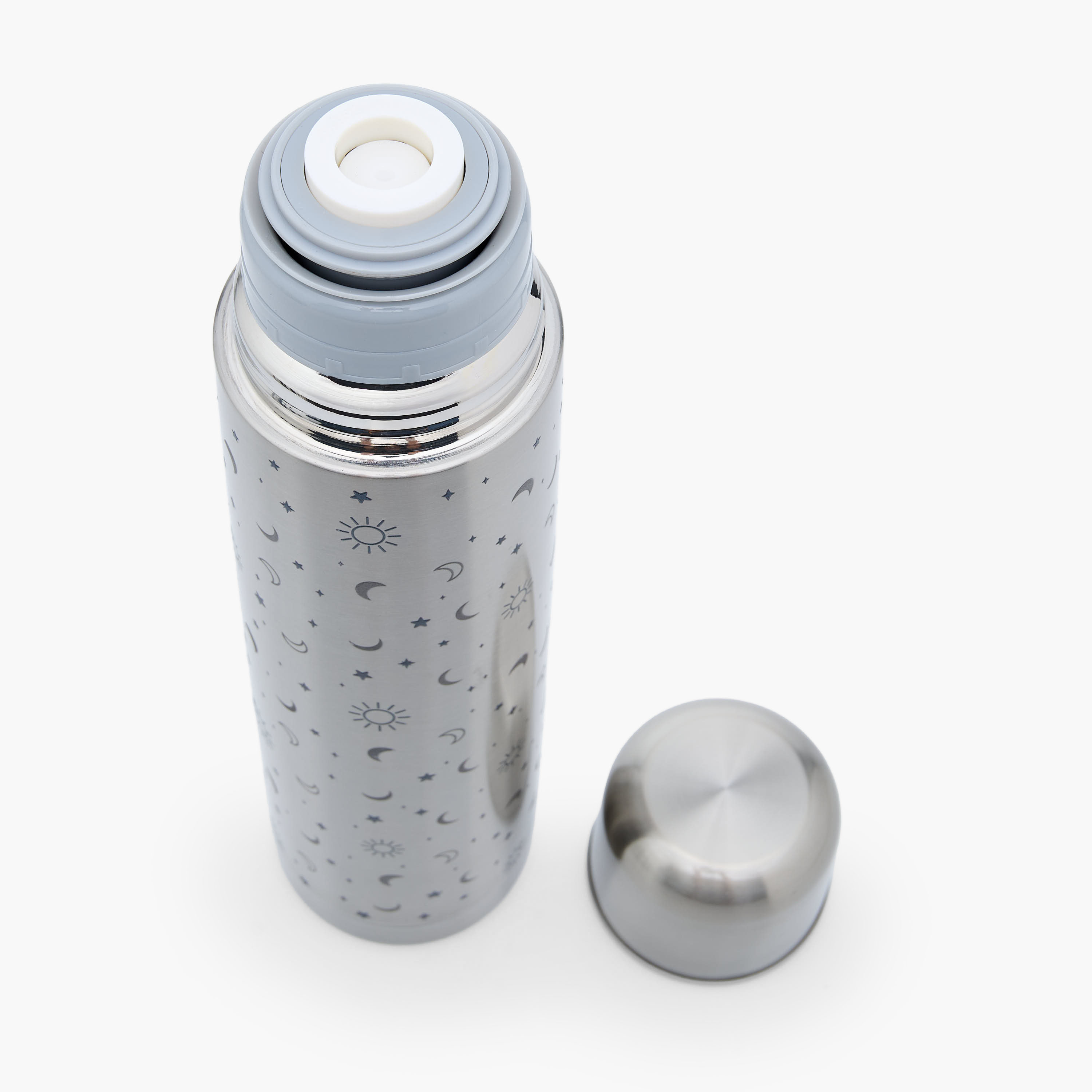 Juniors Celestial Print Stainless Steel Thermos Flask with Wide Mouth and Vacuum Insulation - 500 ml-baby-feeding-mealtimeessentials-image-5