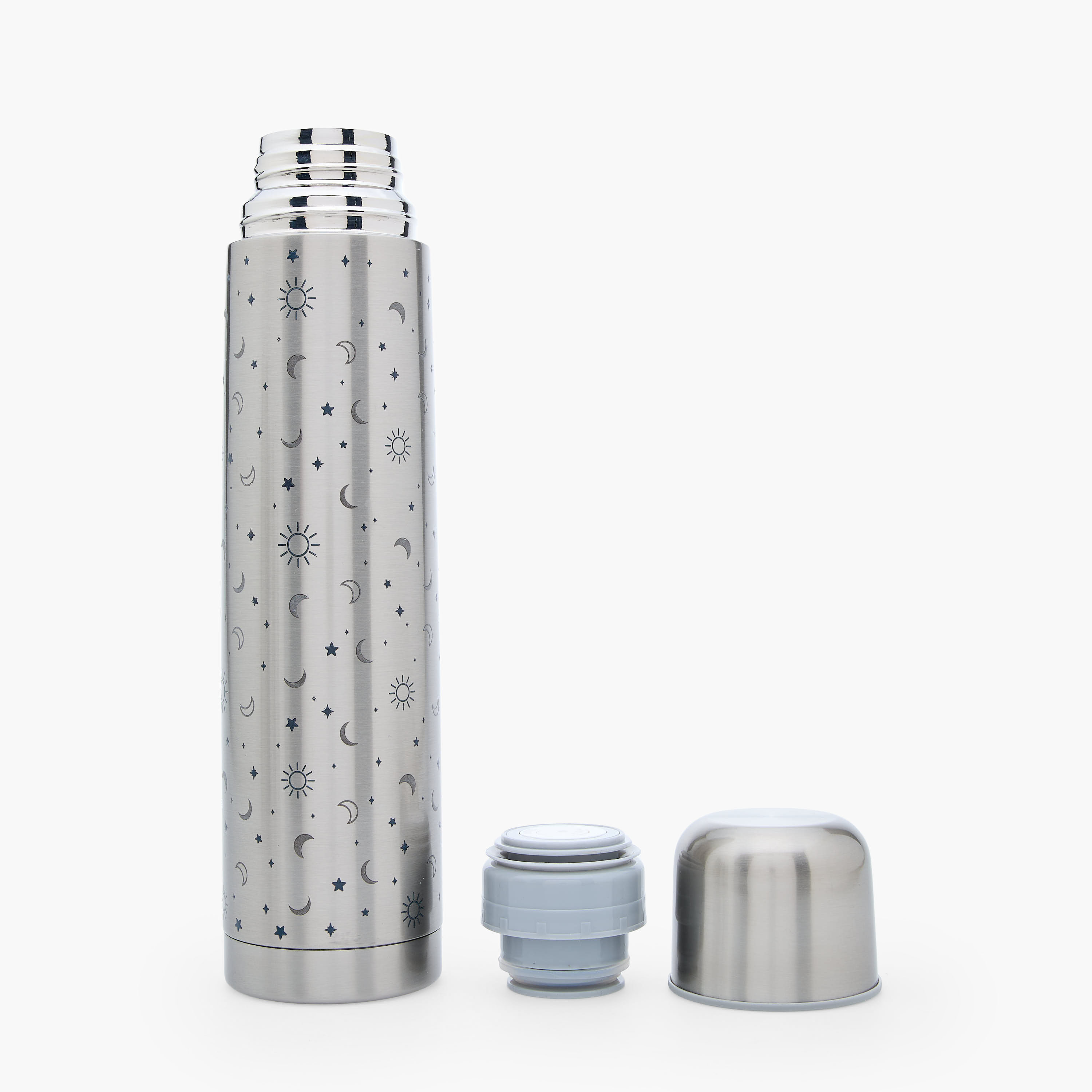 Juniors Celestial Print Stainless Steel Thermos Flask with Wide Mouth and Vacuum Insulation - 500 ml-baby-feeding-mealtimeessentials-image-9