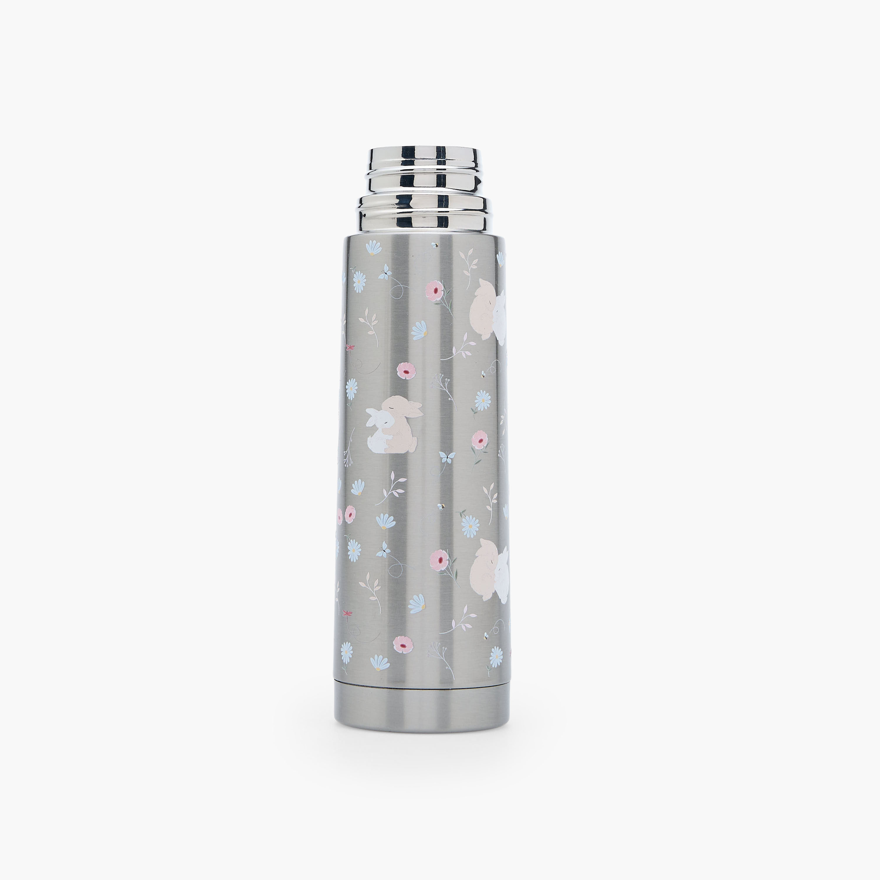Juniors Bunny Print Stainless Steel Water Bottle with Wide Mouth and Vacuum Insulation - 500 ml-baby-feeding-mealtimeessentials-image-10