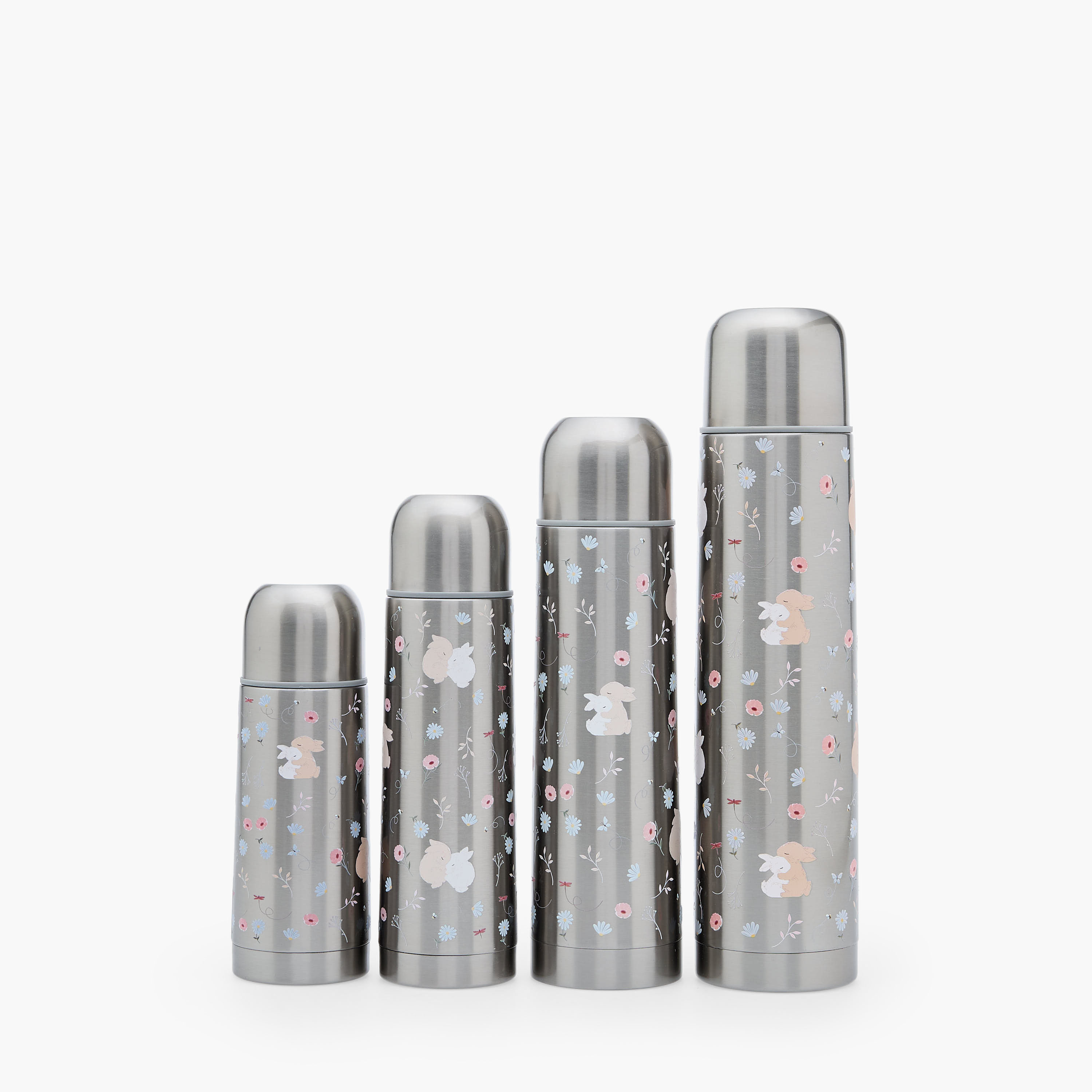Juniors Bunny Print Stainless Steel Water Bottle with Wide Mouth and Vacuum Insulation - 750 ml-baby-feeding-mealtimeessentials-image-13