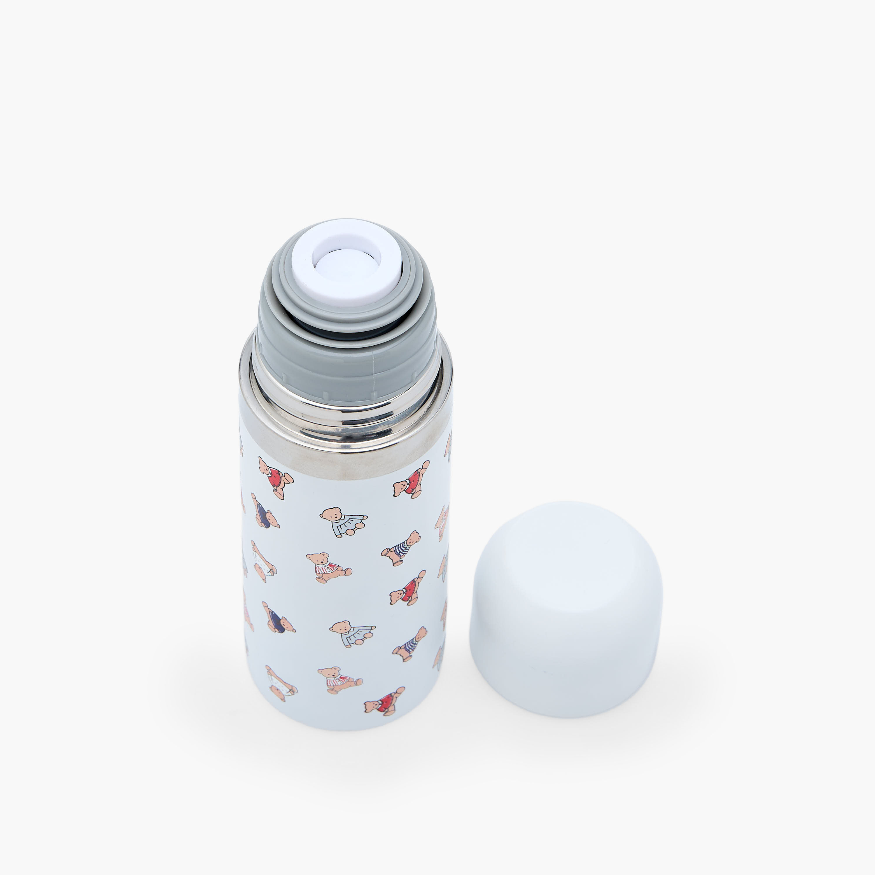 ترمس ستانلس ستيل بفوهة واسعة وعزل مفرغ وطبعات من جونيورز - 350 مل-baby-feeding-mealtimeessentials-image-6