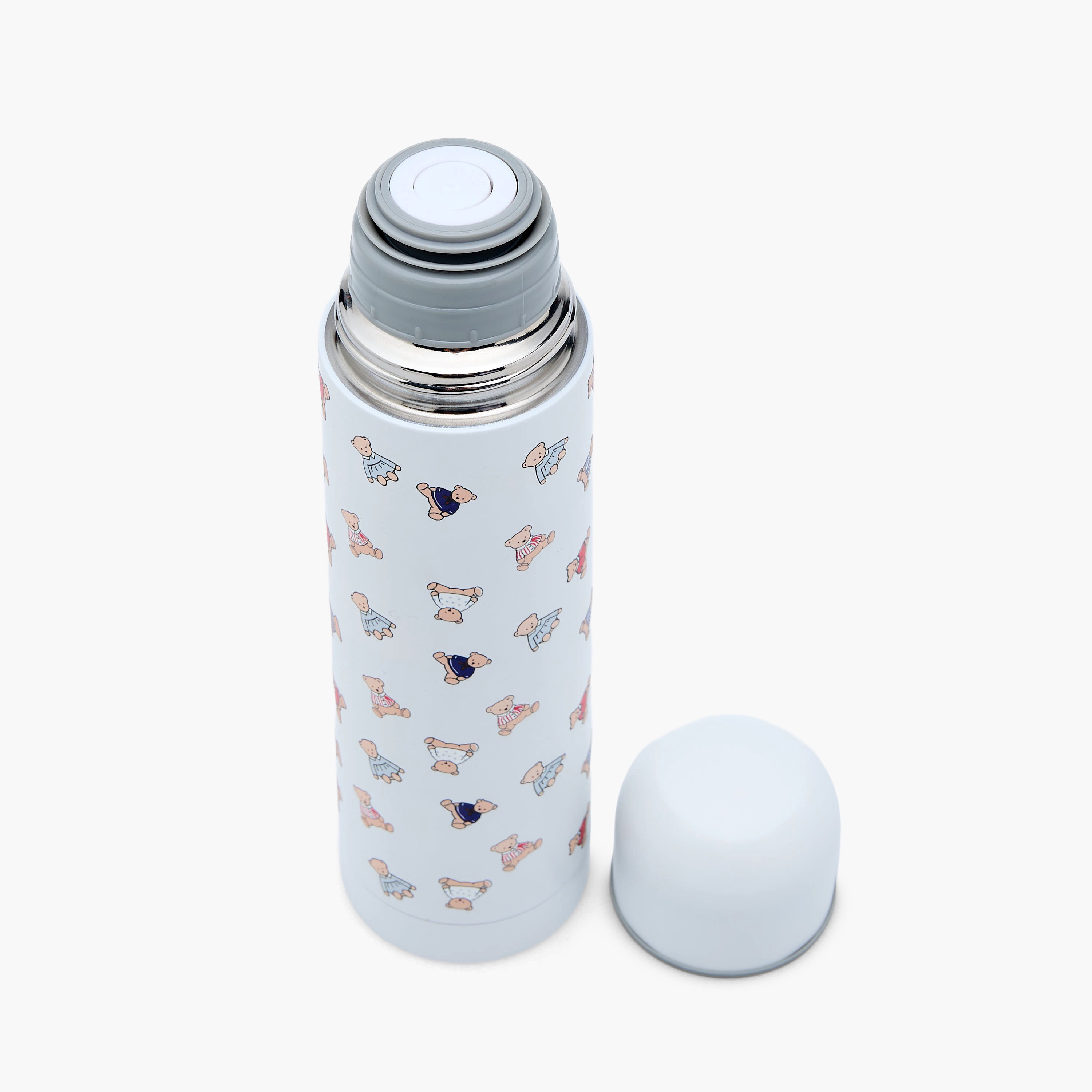 ترمس ستانلس ستيل بفوهة واسعة وعزل مفرغ وطبعات من جونيورز - 750 مل-baby-feeding-mealtimeessentials-image-5