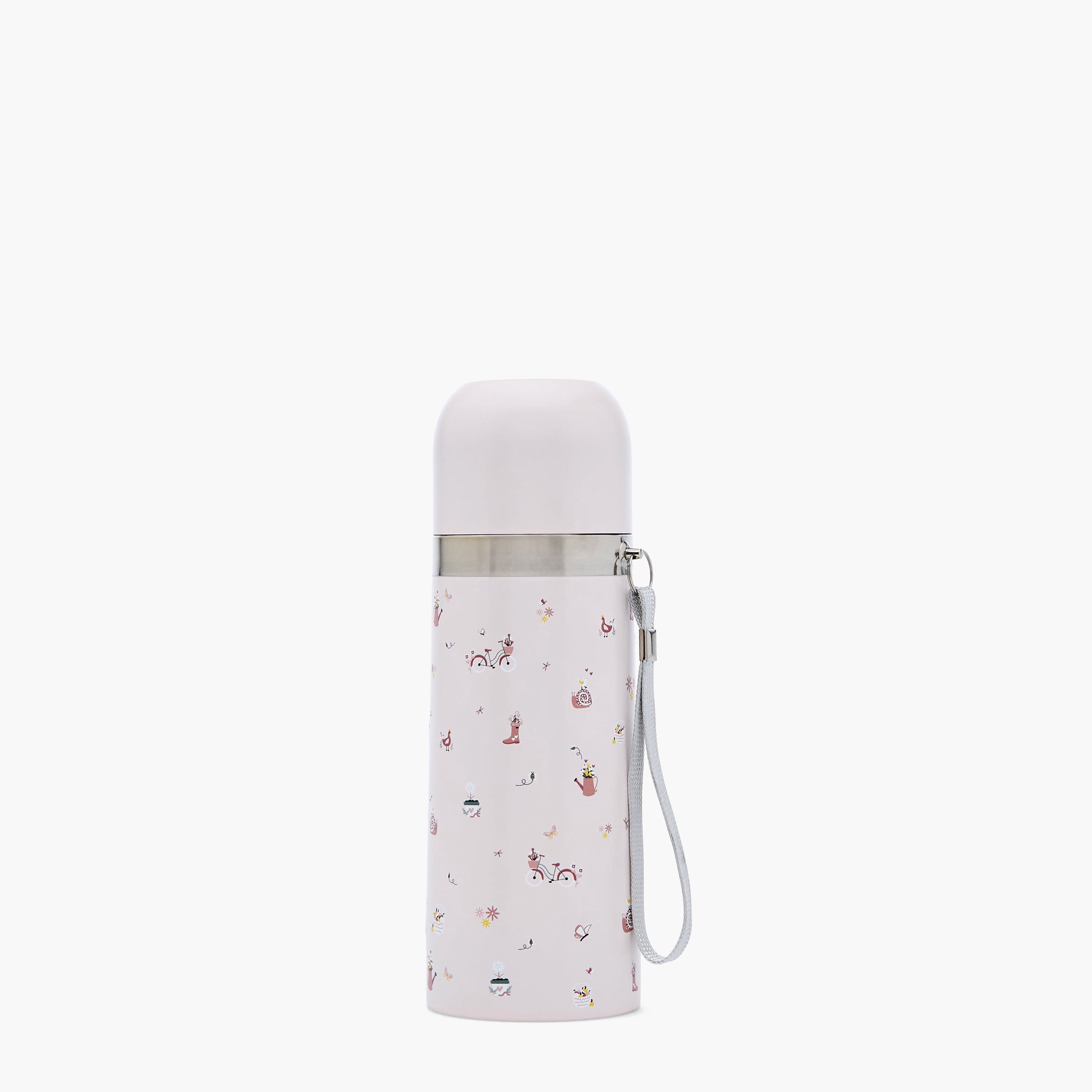 ترمس ستانلس ستيل بفوهة واسعة وعزل مفرغ وطبعات من جونيورز - 350 مل-baby-feeding-mealtimeessentials-image-1