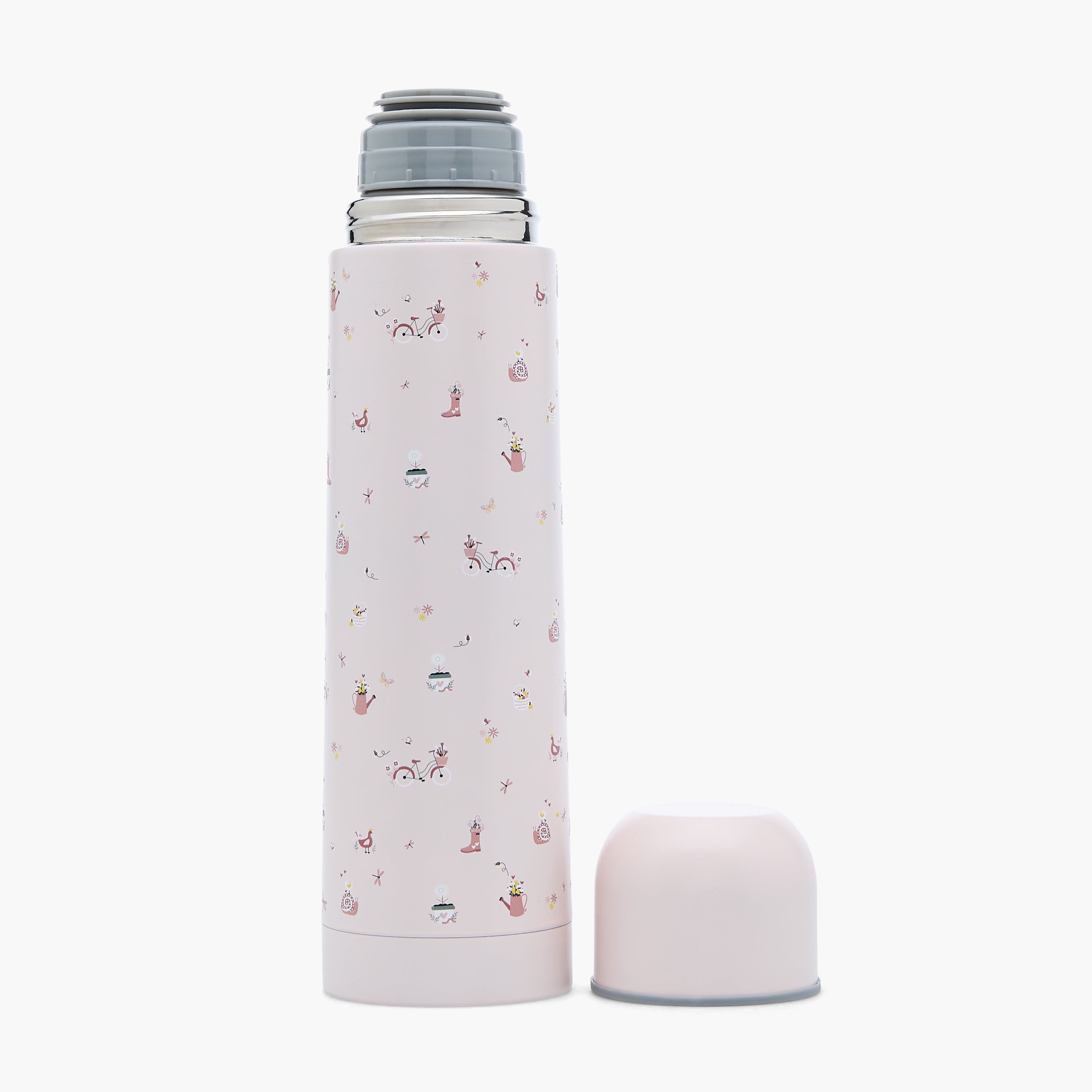 ترمس ستانلس ستيل بفوهة واسعة وعزل مفرغ وطبعات من جونيورز - 750 مل-baby-feeding-mealtimeessentials-image-3