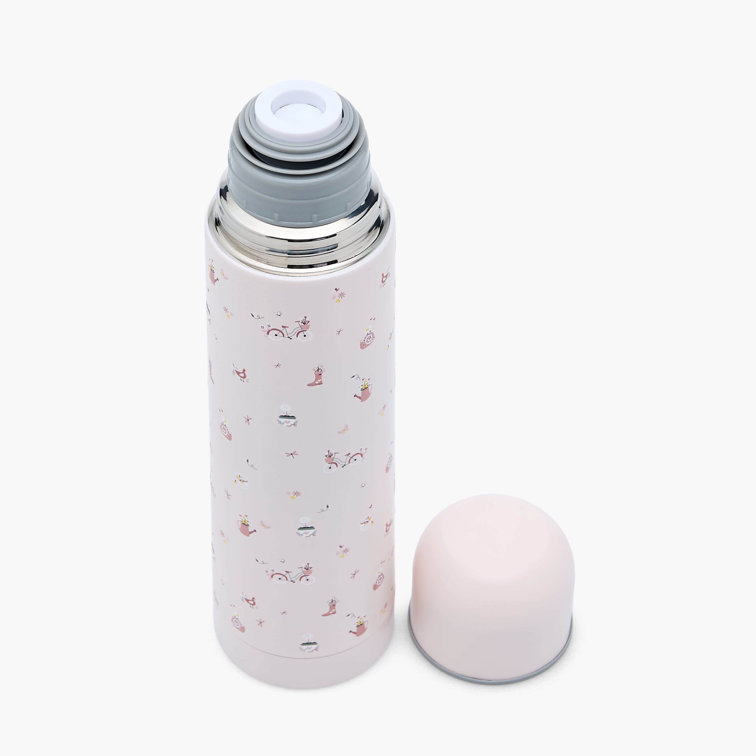 ترمس ستانلس ستيل بفوهة واسعة وعزل مفرغ وطبعات من جونيورز - 750 مل-baby-feeding-mealtimeessentials-image-5