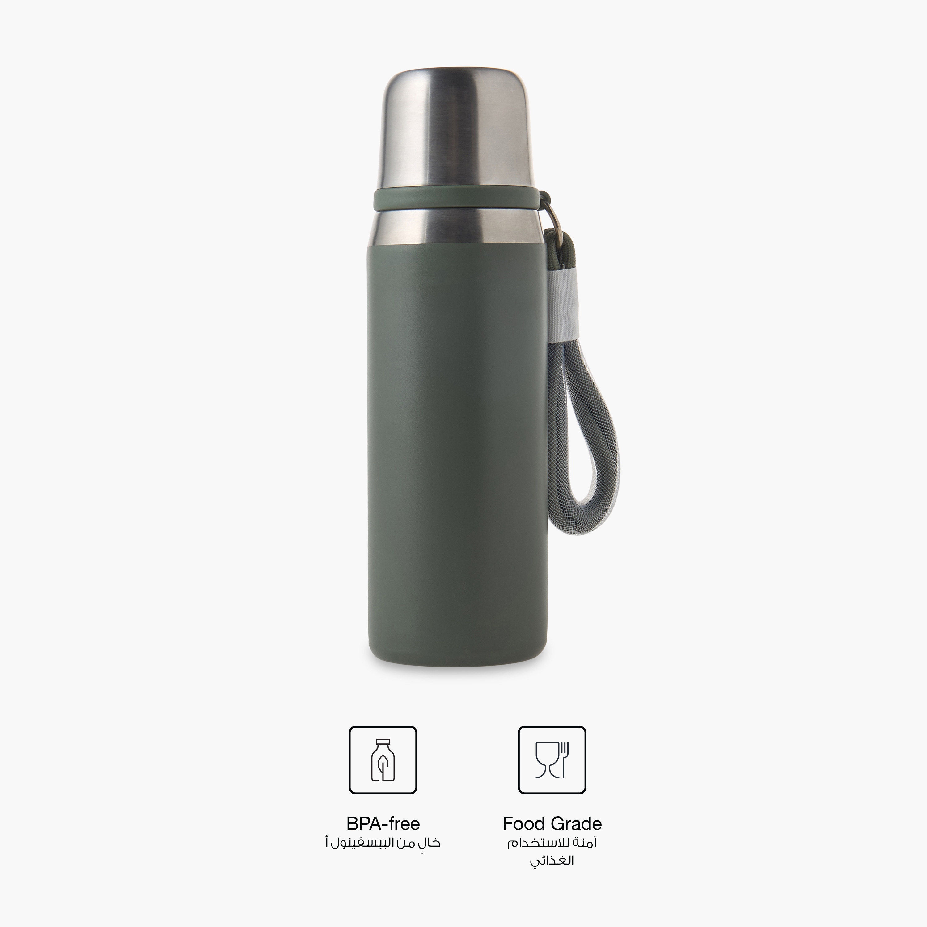 Giggles Solid Stainless Steel Thermoflask with Flip Lid - 800 ml-baby-feeding-mealtimeessentials-image-2