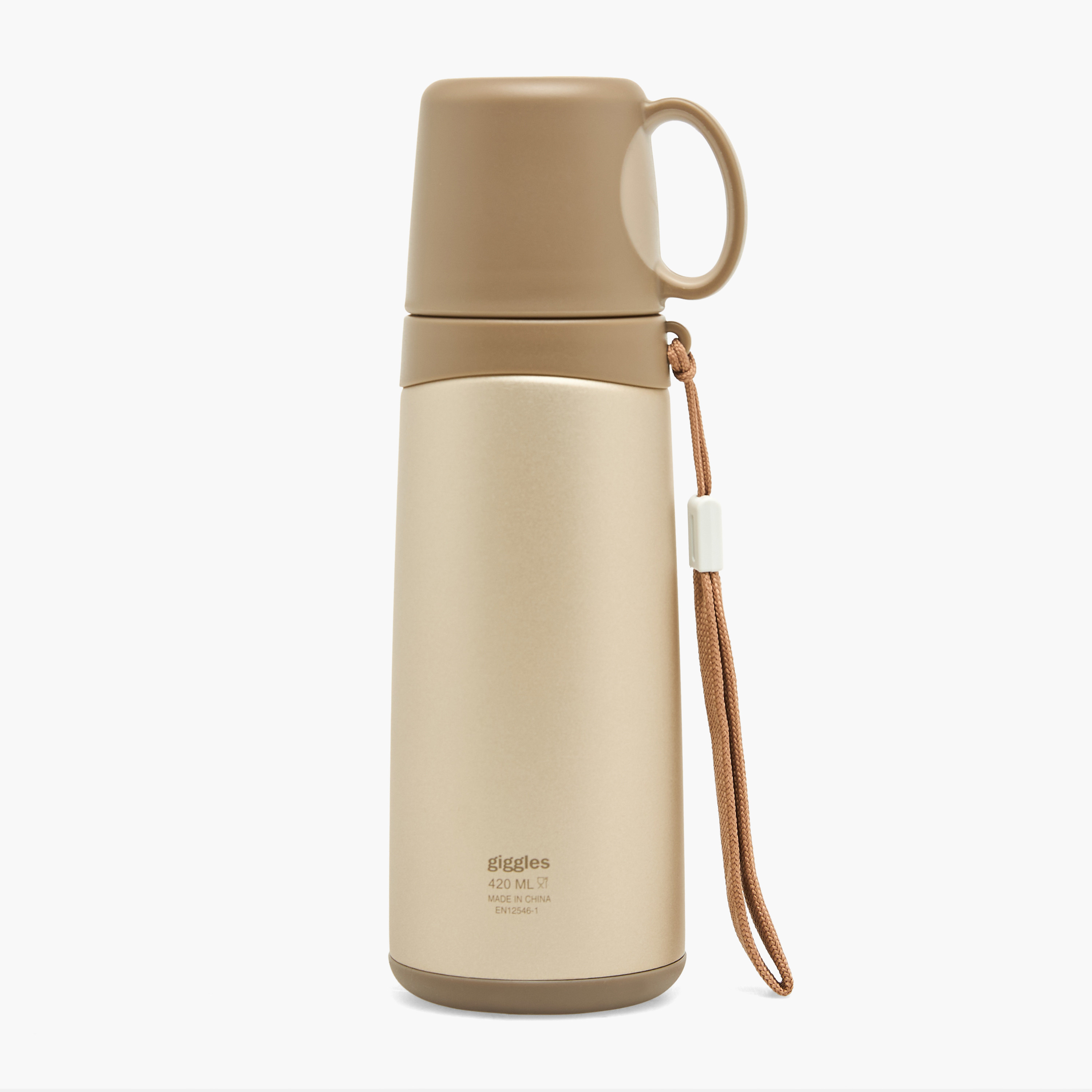 Giggles Thermo Flask with Strap Handle, 420 ml-baby-feeding-mealtimeessentials-image-1