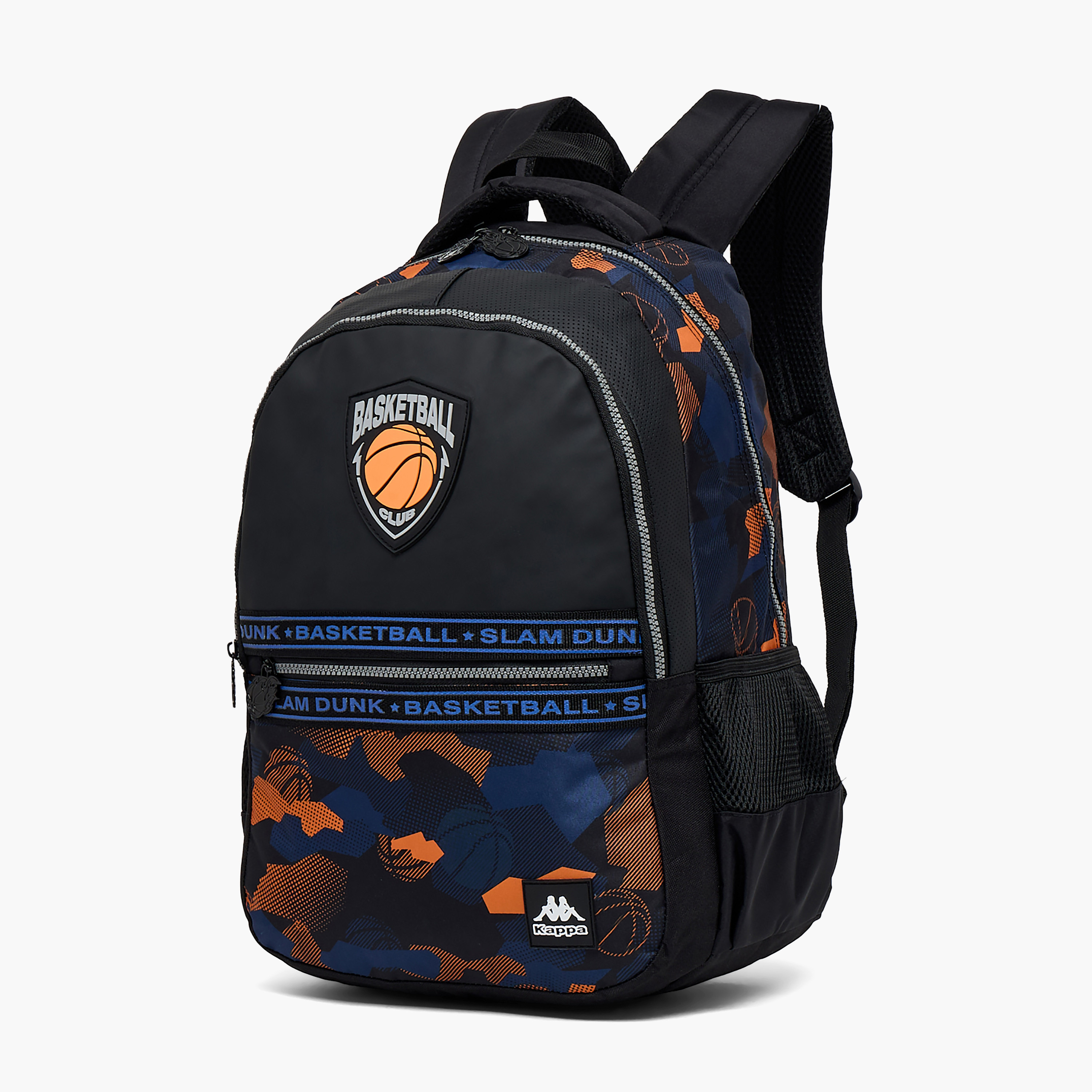 Kappa Printed Backpack for Kids 13+ Years with Cushioned Straps-boys-accessories-bagsandbackpacks-image-5