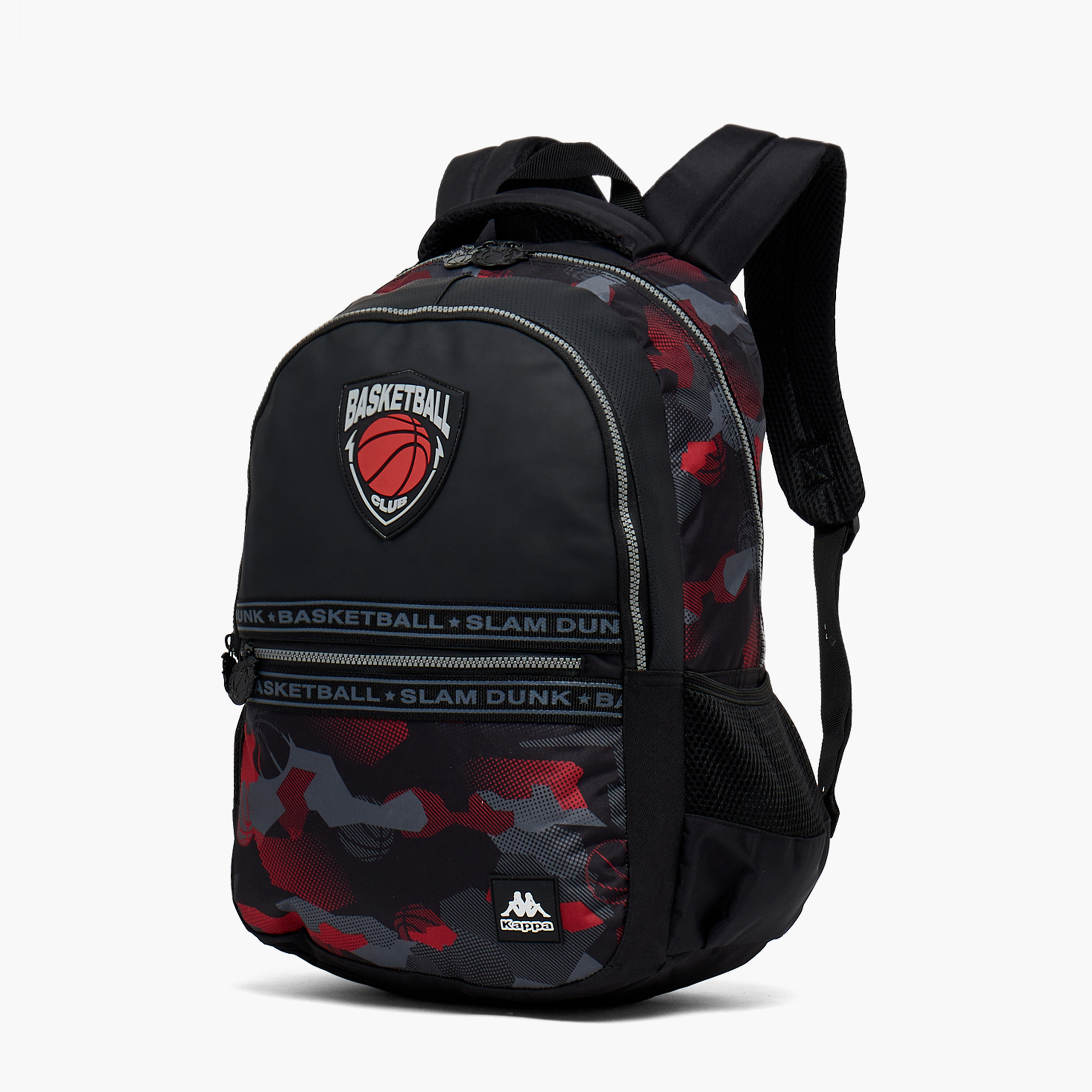 Kappa Printed Backpack for Kids 13+ Years with Cushioned Straps-boys-accessories-bagsandbackpacks-image-5