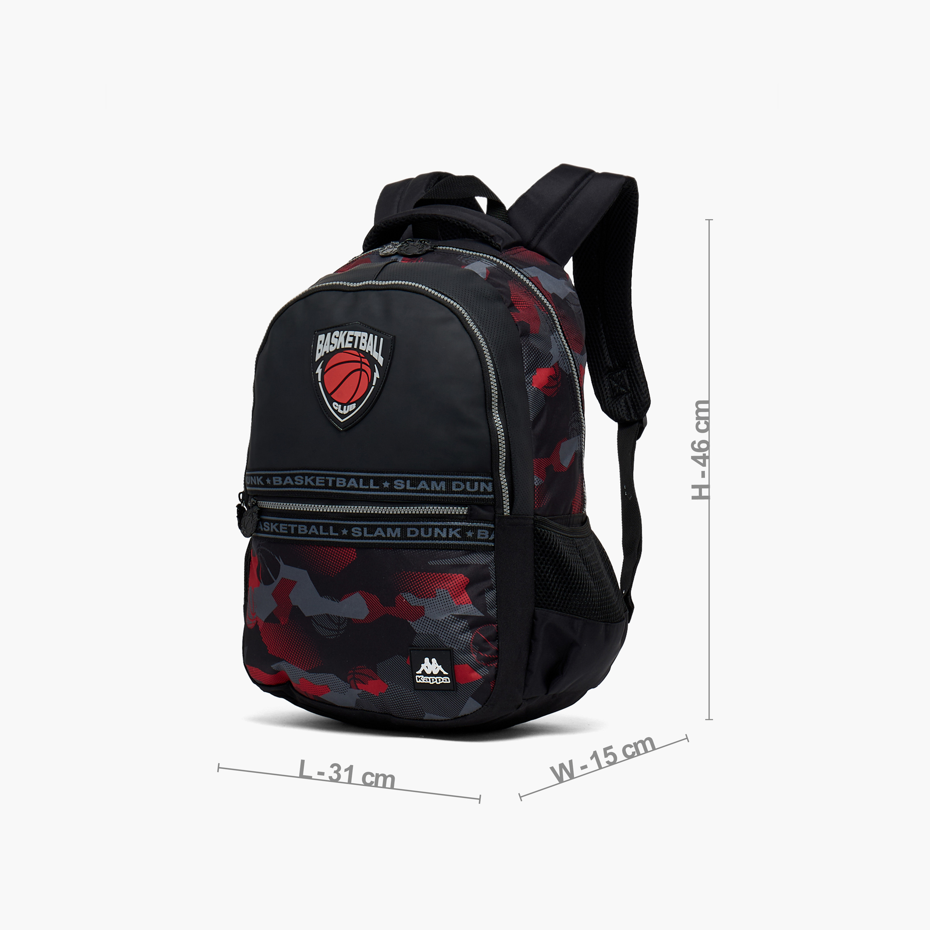 شنطة ظهر بحمالات مبطنة وطبعات للأطفال من 13 سنة من كابا-boys-accessories-bagsandbackpacks-image-6