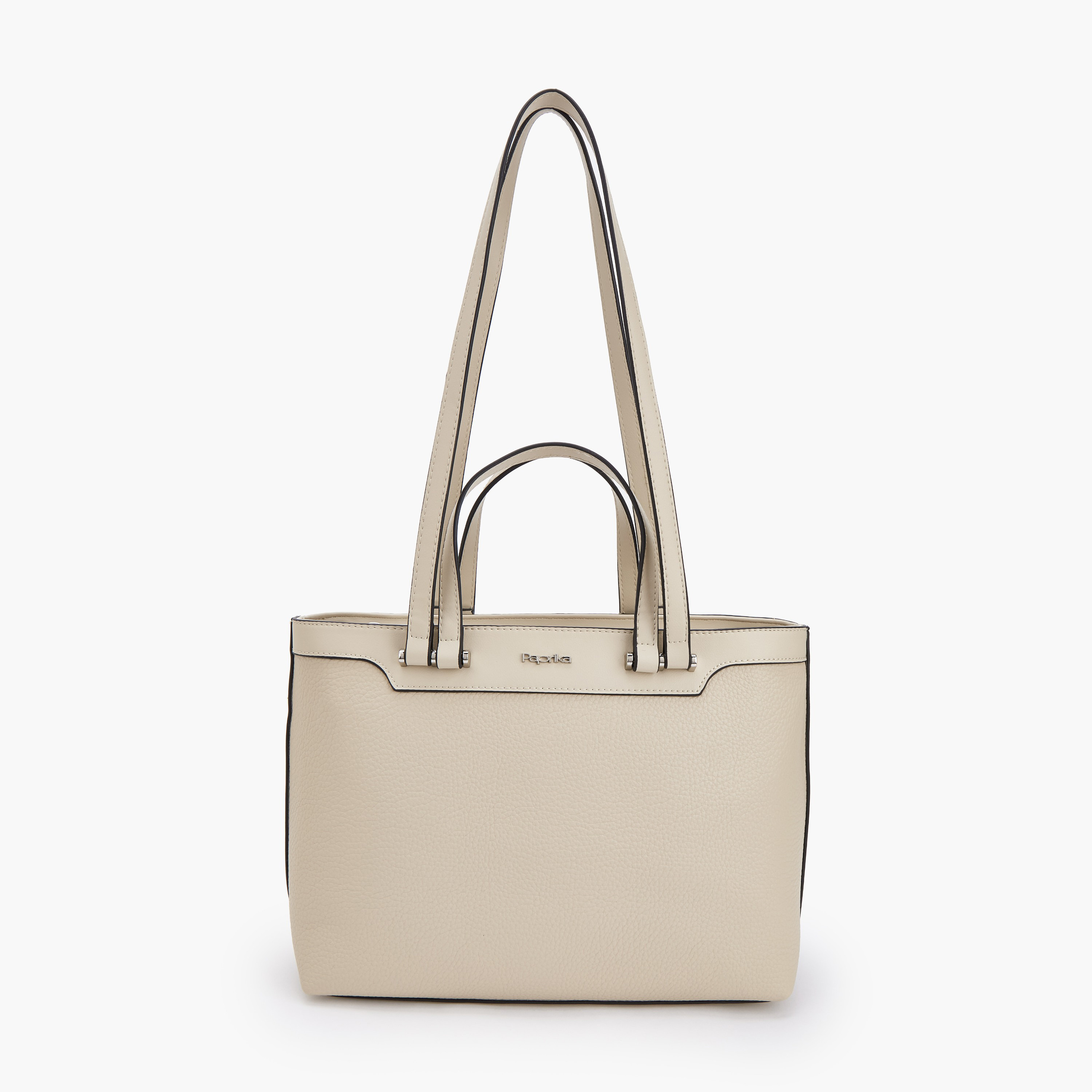 شنطة توتي بملمس بارز ومقبض مزدوج من بابريكا-women-bagsandwallets-handbags-image-1