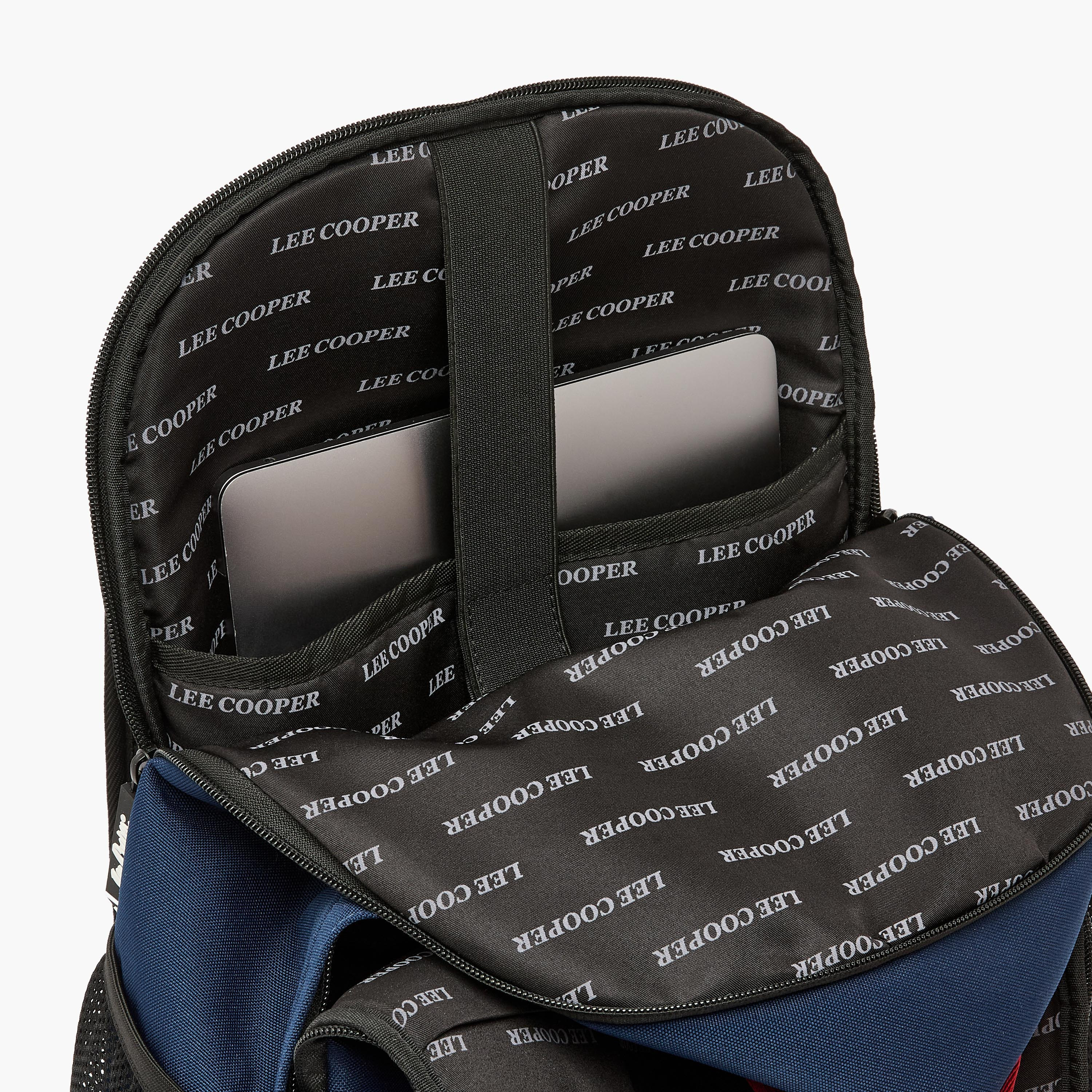 Lee Cooper Solid Backpack for Boys 13+ Years with Padded Shoulder Strap-boys-accessories-bagsandbackpacks-image-5