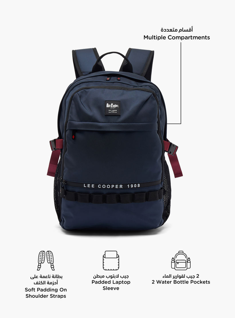 شنطة ظهر بطبعات شعار للأطفال من 13 سنة فأكثر بقسم لابتوب مبطن من لي كوبر-boys-accessories-bagsandbackpacks-image-2