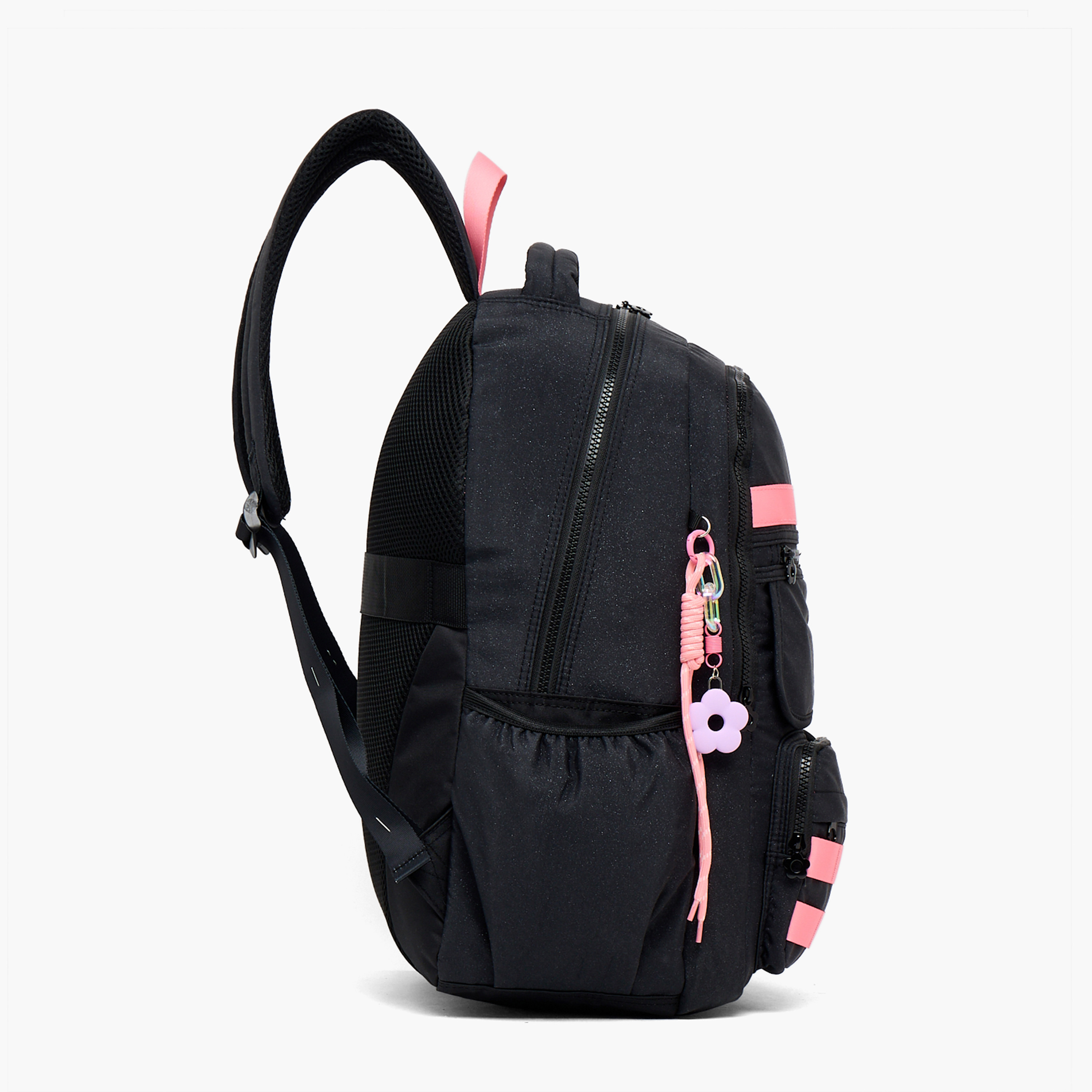 شنطة ظهر بطبعات زهور للبنات من 13 سنة فأكثر مع جيب مبطن للابتوب من ليتل ميسي-school-bagsandbackpacks-backpacks-image-7