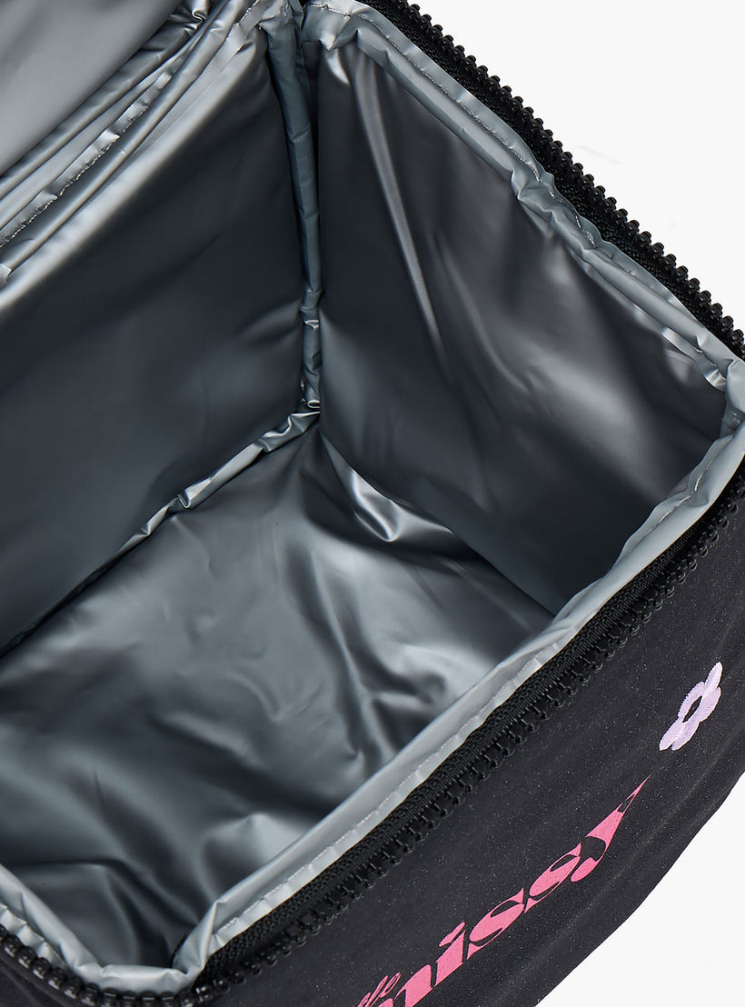 شنطة غداء بطبعات للبنات من 13 سنة فأكثر بسحّاب إغلاق من ليتل ميسي-school-lunchessentials-lunchbags-image-8