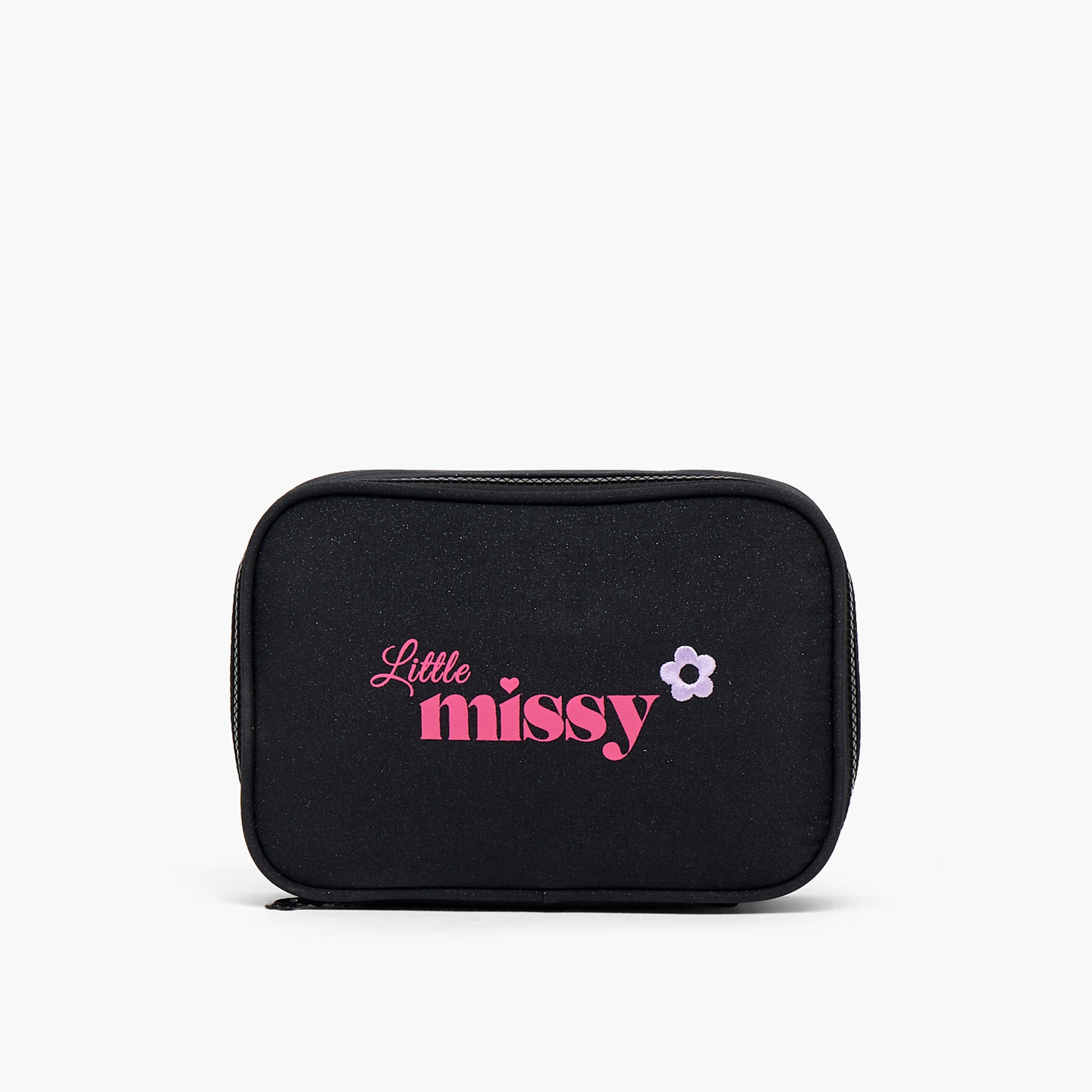 مقلمة بسحاب إغلاق وطبعات من ليتل ميسي-school-stationery-pencilcases-image-1