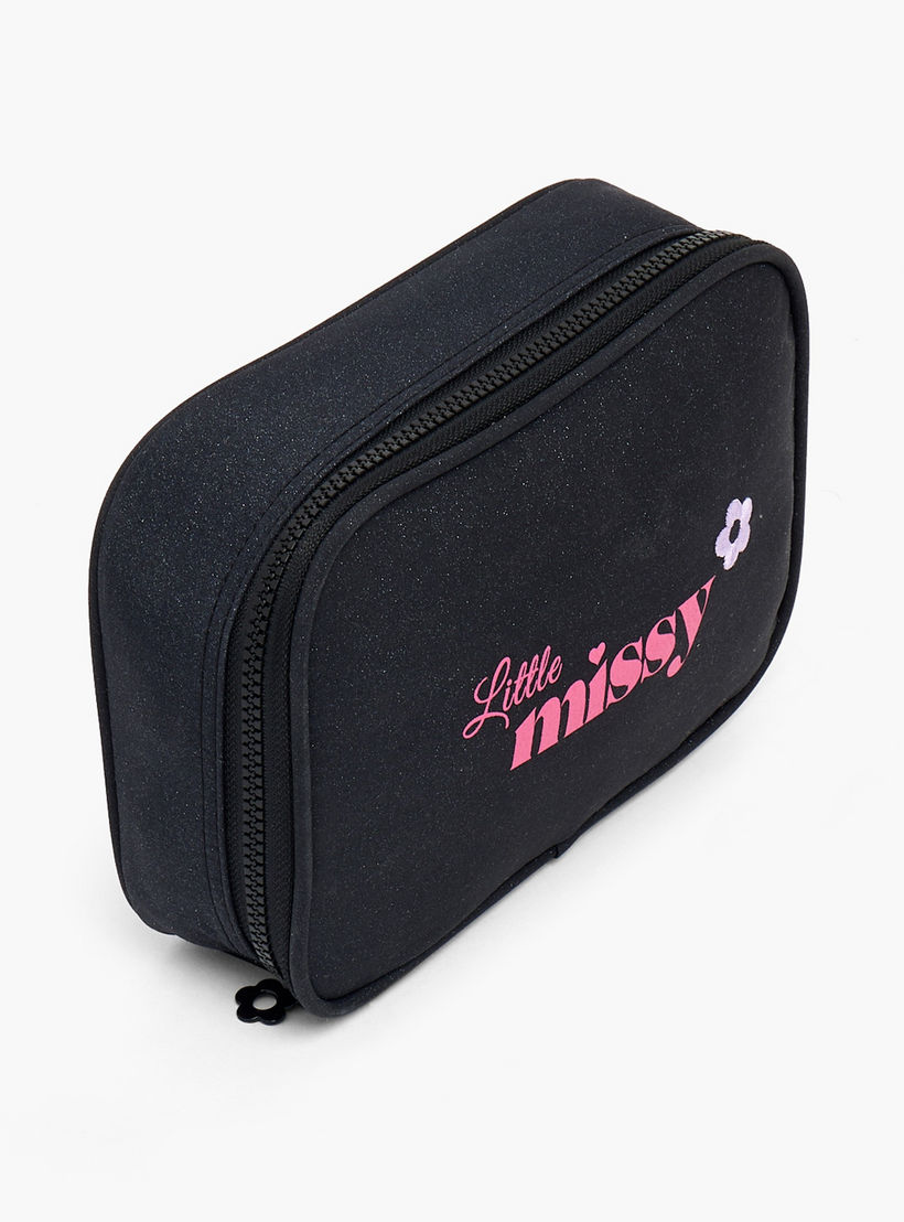 مقلمة بسحاب إغلاق وطبعات من ليتل ميسي-school-stationery-pencilcases-image-3