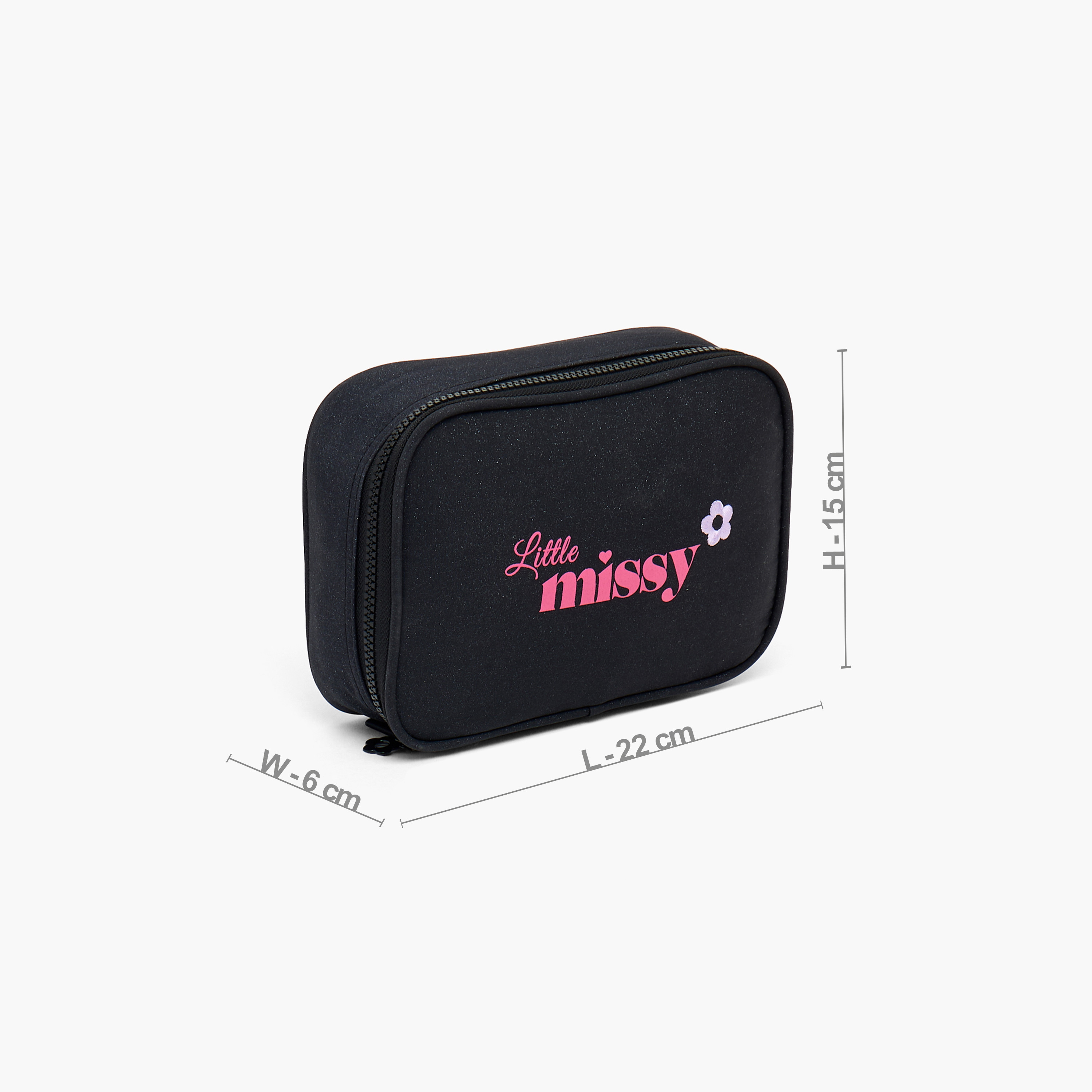 مقلمة بسحاب إغلاق وطبعات من ليتل ميسي-school-stationery-pencilcases-image-4