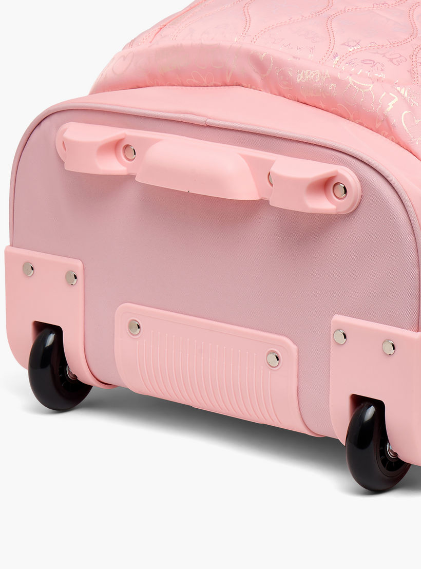 Little Missy Quilted Trolley Bag for Girls 13+ Years with Durable Wheels-school-bagsandbackpacks-trolleybags-image-13