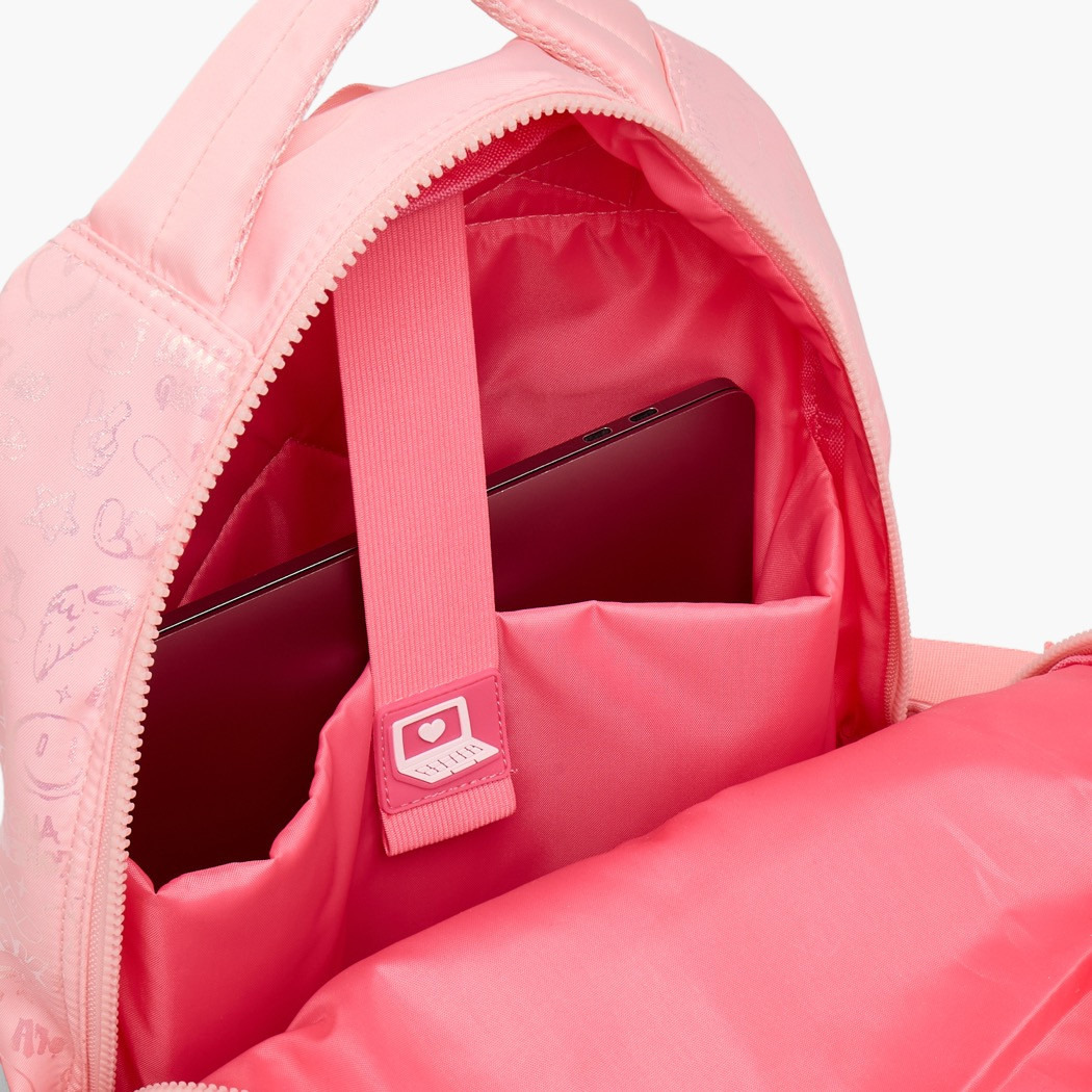 شنطة ظهر بطبعات وبجيب مبطن للابتوب للبنات بعمر 13 سنة فما فوق من ليتل ميسي-school-bagsandbackpacks-backpacks-image-5