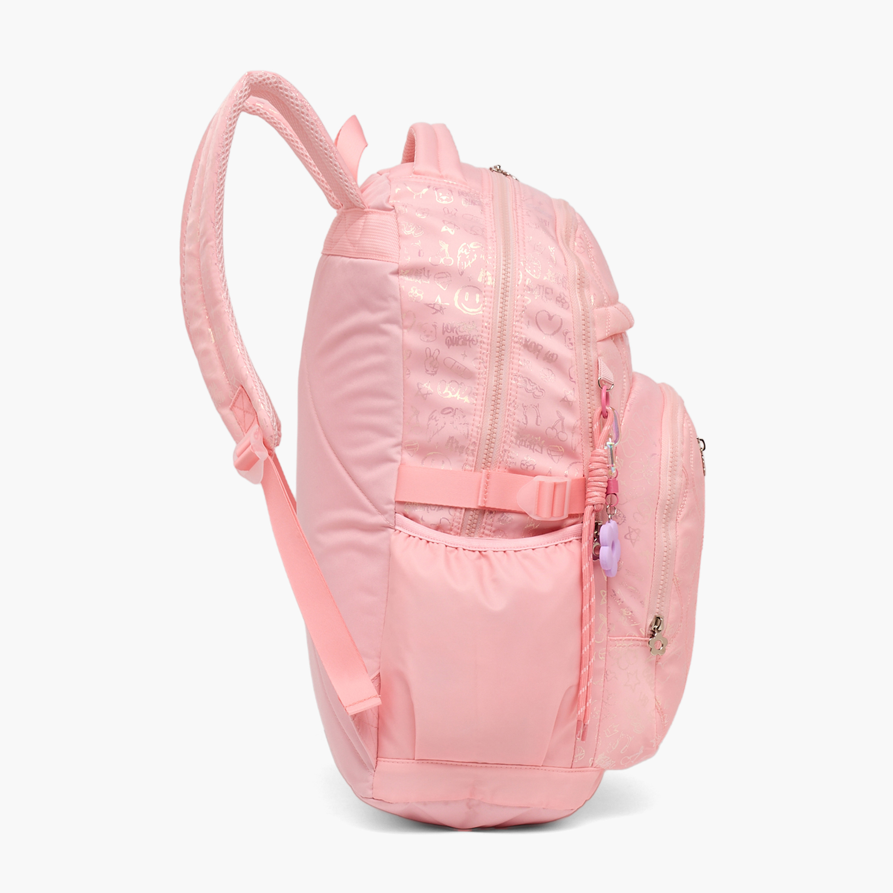 شنطة ظهر بطبعات وبجيب مبطن للابتوب للبنات بعمر 13 سنة فما فوق من ليتل ميسي-school-bagsandbackpacks-backpacks-image-7