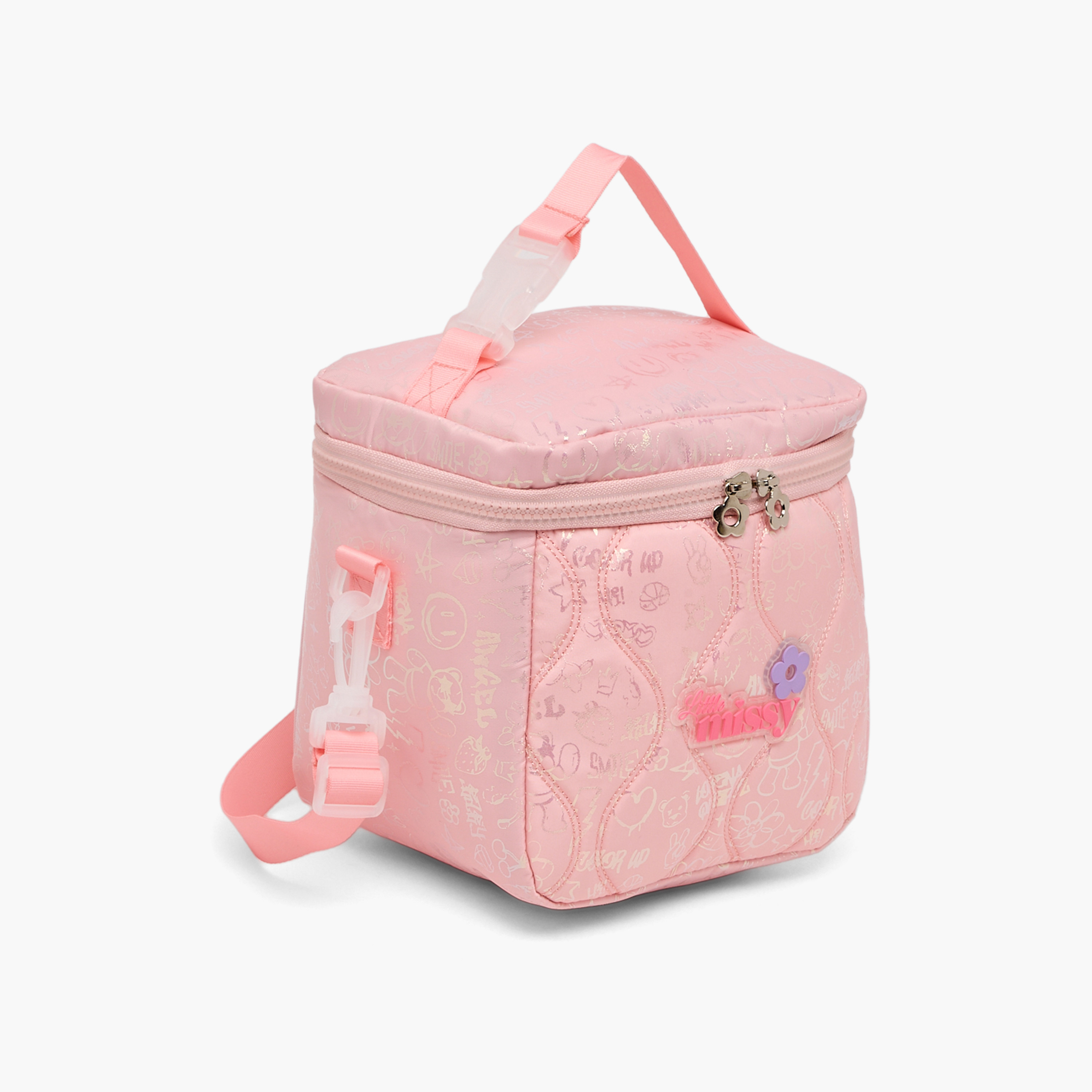 شنطة غداء مبطنة بحزام قابل للفصل للفتيات 13 سنة فأكثر من ليتل ميسي-school-lunchessentials-lunchbags-image-3