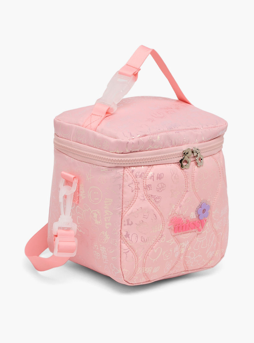 شنطة غداء مبطنة بحزام قابل للفصل للفتيات 13 سنة فأكثر من ليتل ميسي-school-lunchessentials-lunchbags-image-3