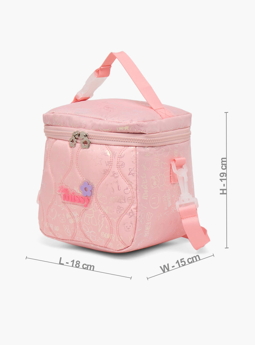 شنطة غداء مبطنة بحزام قابل للفصل للفتيات 13 سنة فأكثر من ليتل ميسي-school-lunchessentials-lunchbags-image-9