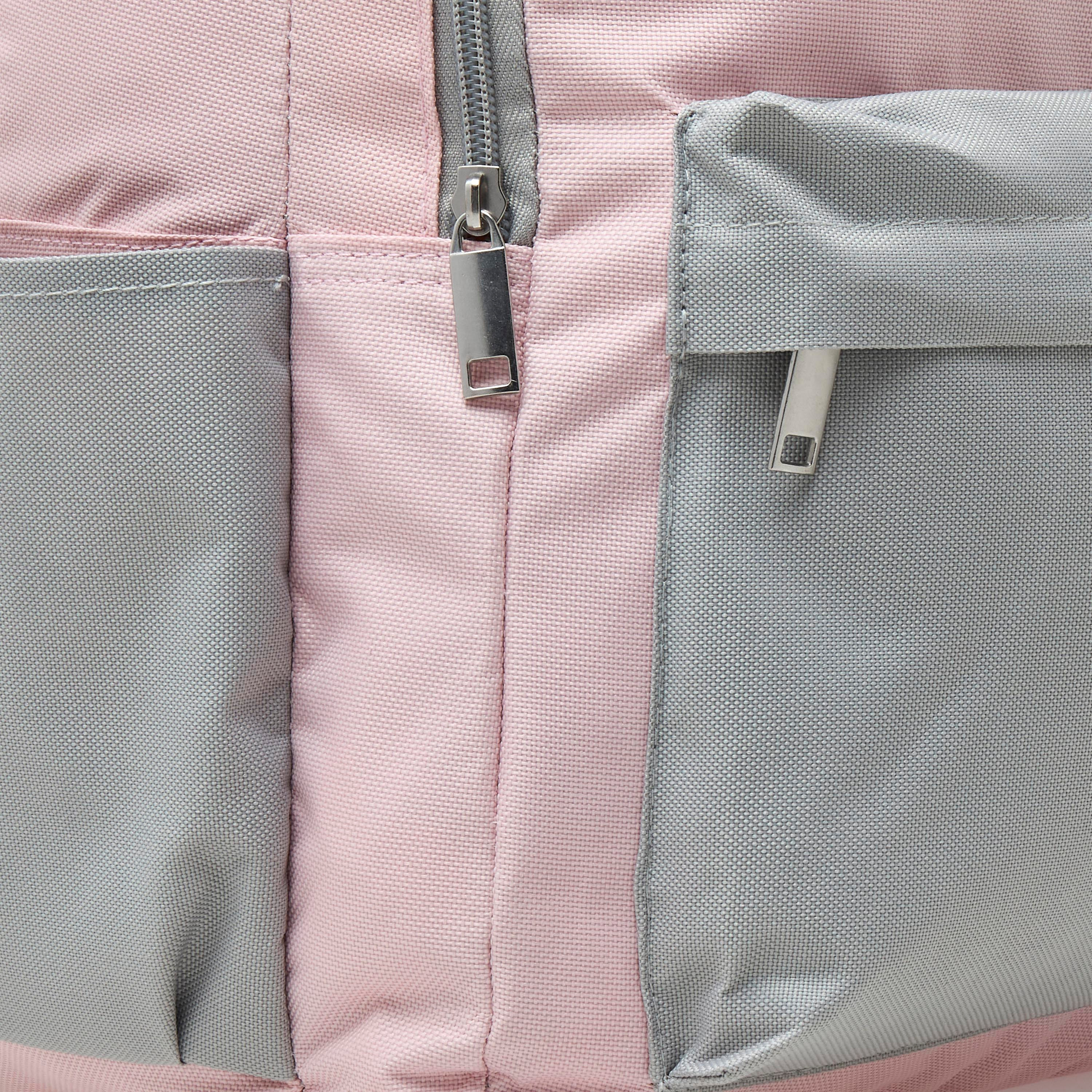 طقم شنطة مدرسية سادة 4 قطع للأطفال 8-13 سنوات مع مقلمة وشنطة غداء - 17 بوصة-school-bagsandbackpacks-backpacks-image-5