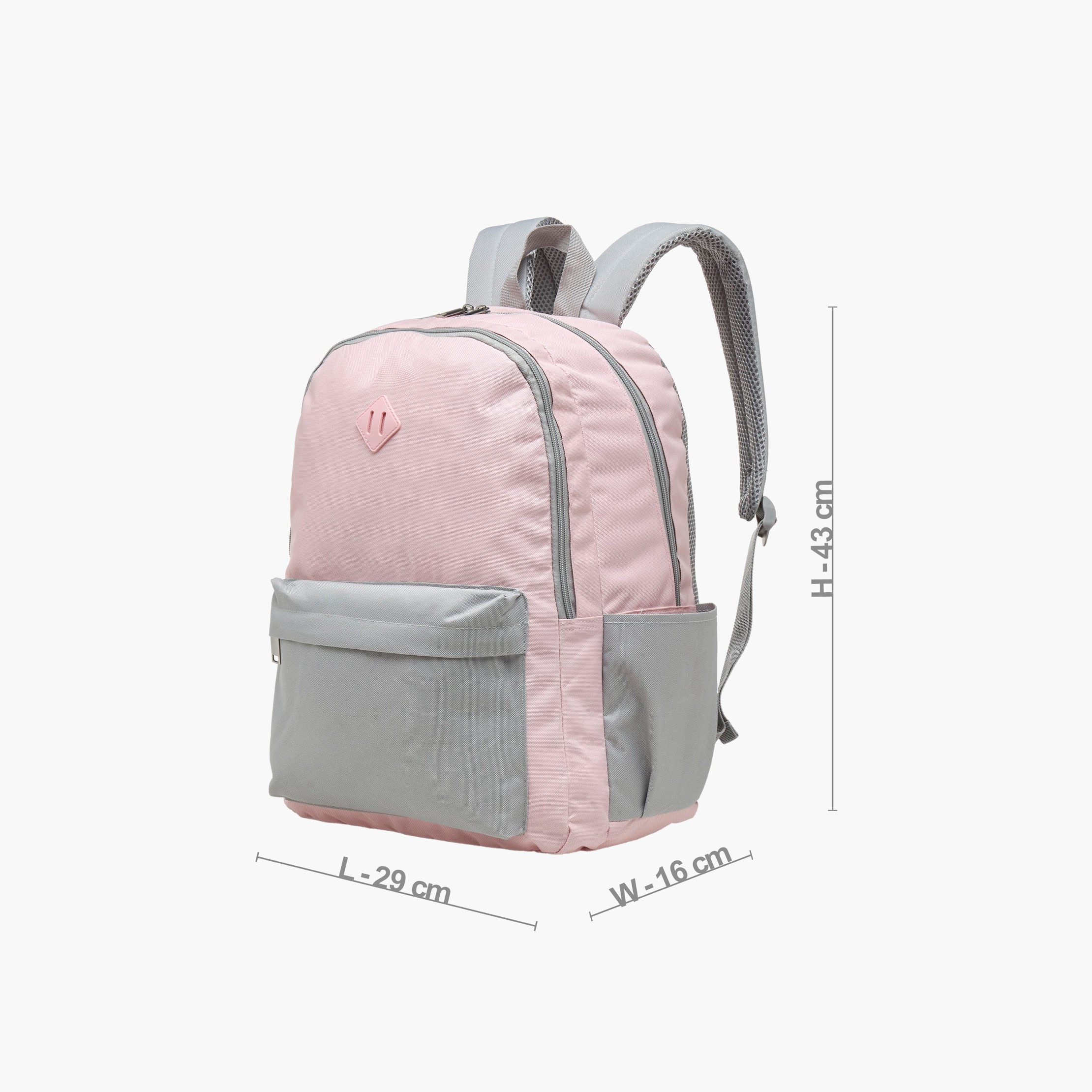 طقم شنطة مدرسية سادة 4 قطع للأطفال 8-13 سنوات مع مقلمة وشنطة غداء - 17 بوصة-school-bagsandbackpacks-backpacks-image-7