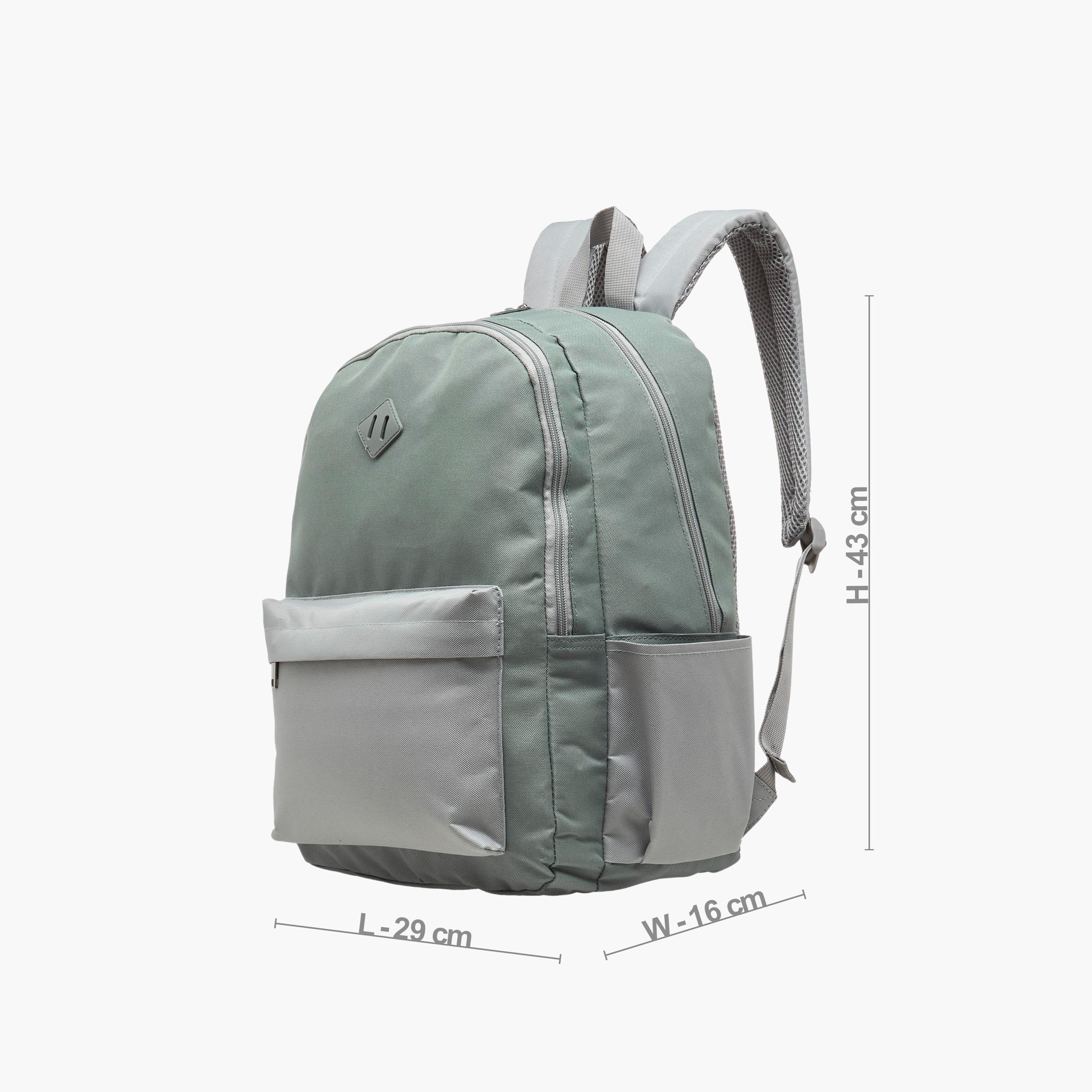 طقم شنطة مدرسية سادة 4 قطع للأطفال 8-13 سنوات مع مقلمة وشنطة غداء - 17 بوصة-school-bagsandbackpacks-backpacks-image-7