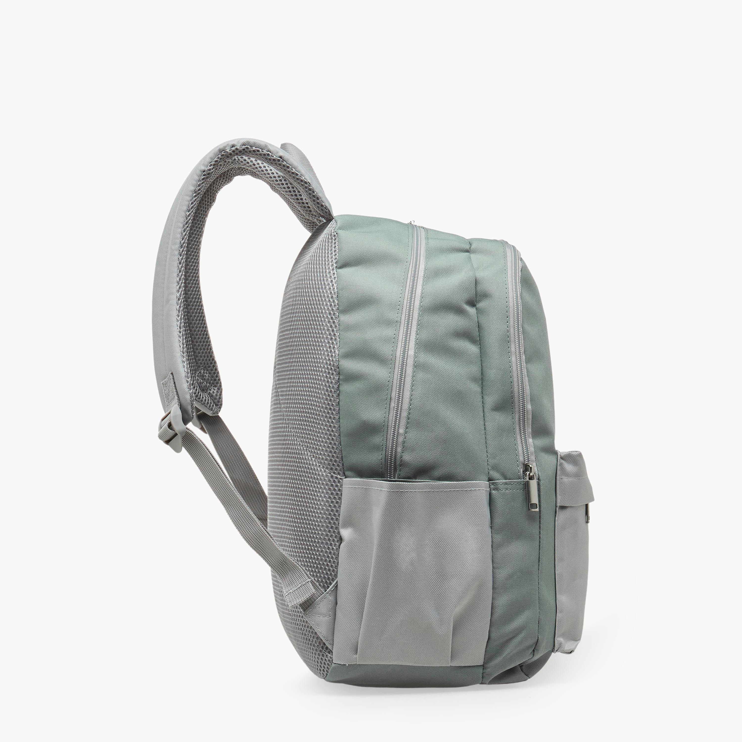 طقم شنطة مدرسية سادة 4 قطع للأطفال 8-13 سنوات مع مقلمة وشنطة غداء - 17 بوصة-school-bagsandbackpacks-backpacks-image-8