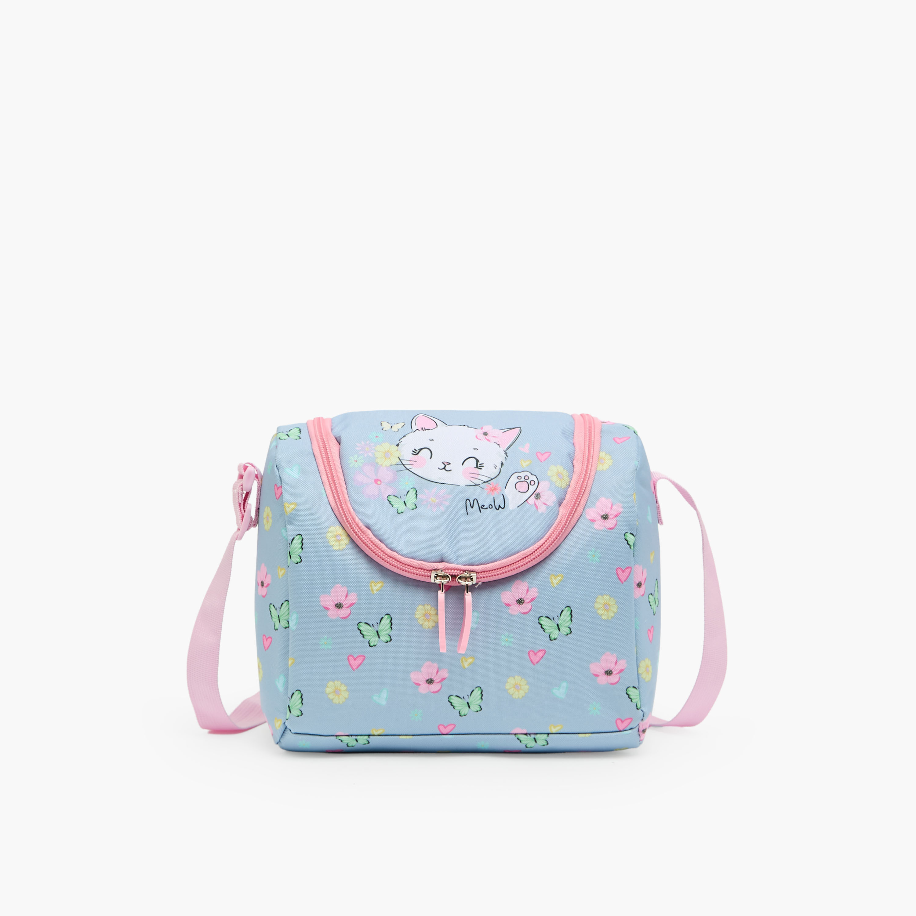 طقم شنطة ظهر 4 قطع للبنات 5-8 سنوات مع مقلمة بطبعات - 17 بوصة-school-bagsandbackpacks-backpacks-image-10