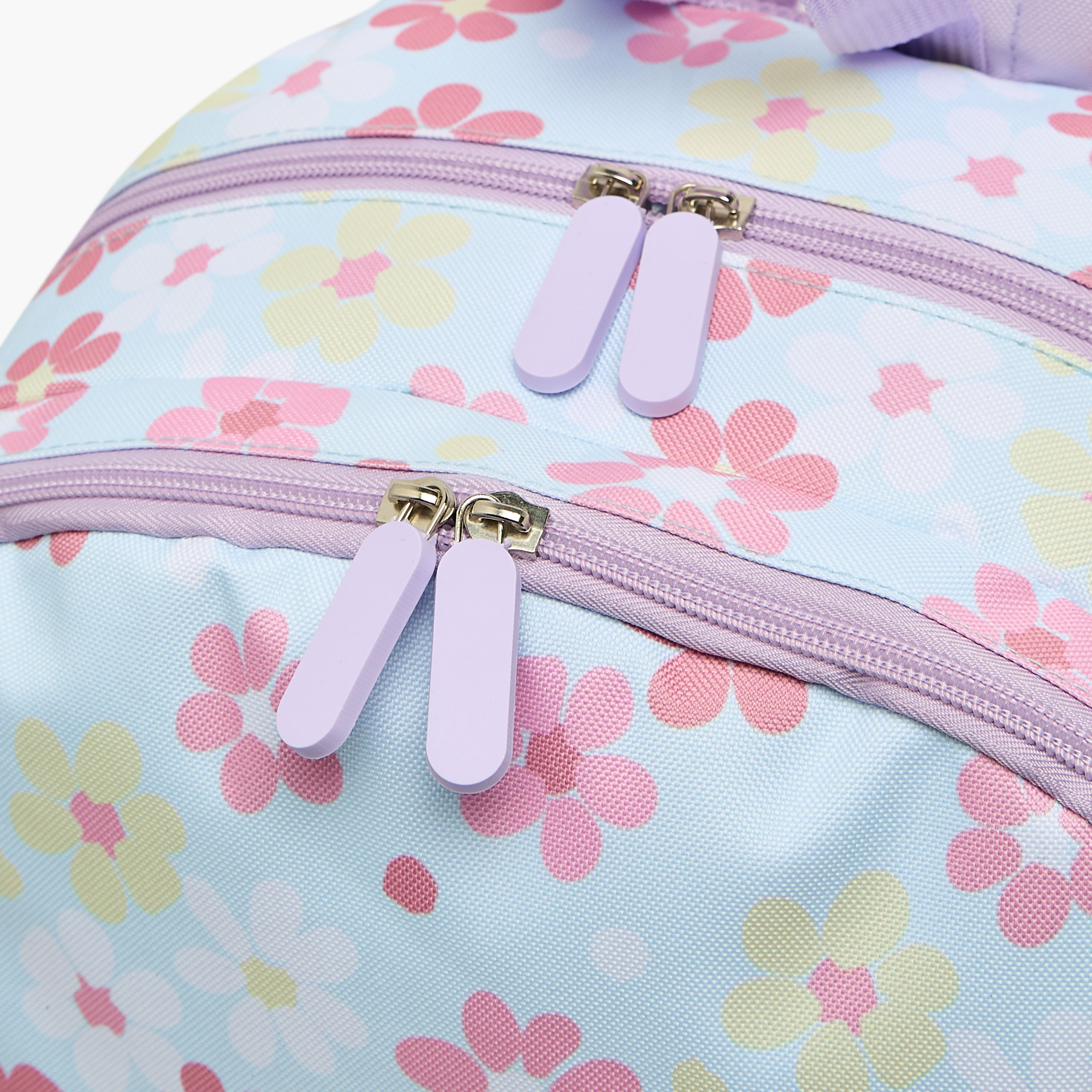 Floral Print 4-Piece School Bag Set for Girls 8-13 Years with Lunch Bag and Water Bottle - 17 inches-school-bagsandbackpacks-backpacks-image-6