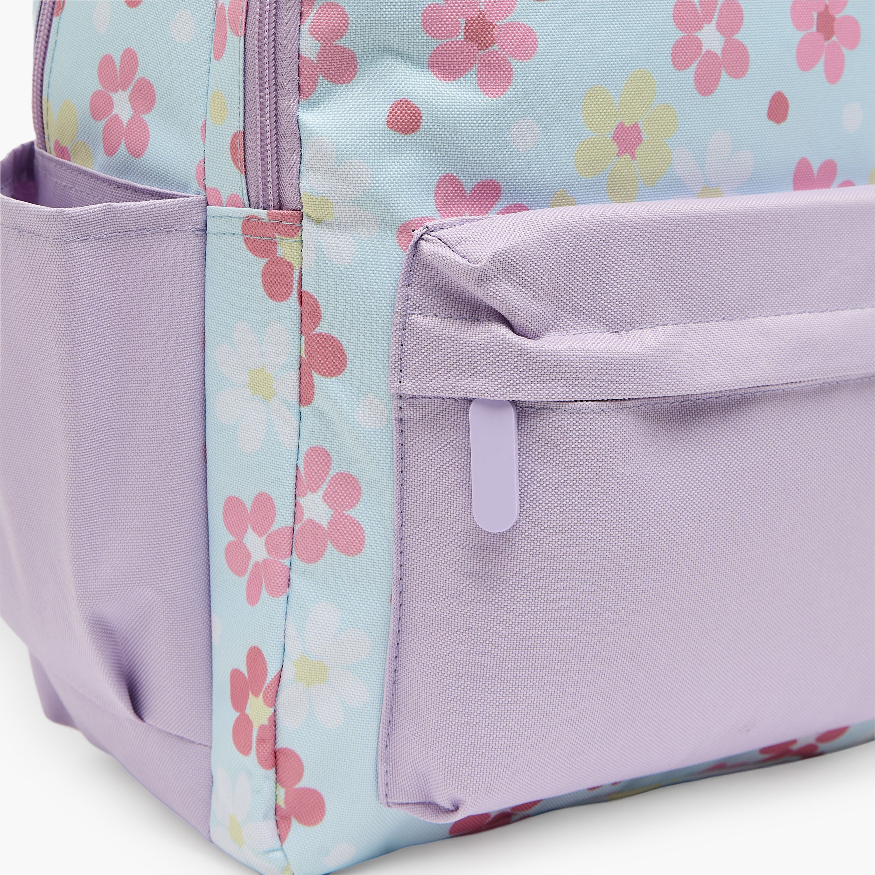 Floral Print 4-Piece School Bag Set for Girls 8-13 Years with Lunch Bag and Water Bottle - 17 inches-school-bagsandbackpacks-backpacks-image-7