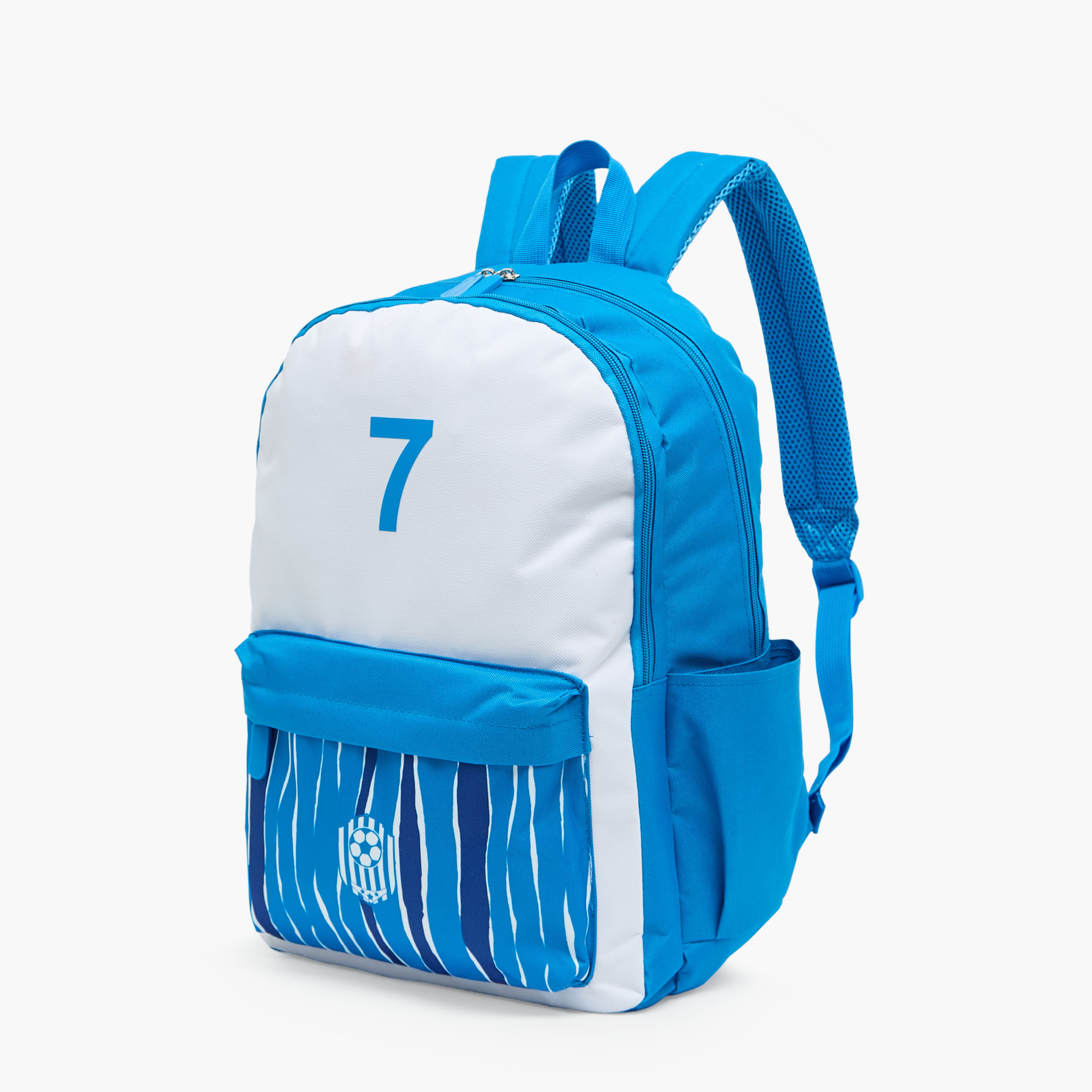 طقم شنطة ظهر مدرسية 4 قطع بطبعات كرة قدم مع شنطة غداء للأولاد من 8 - 13 سنة - 17 بوصة-school-bagsandbackpacks-backpacks-image-6