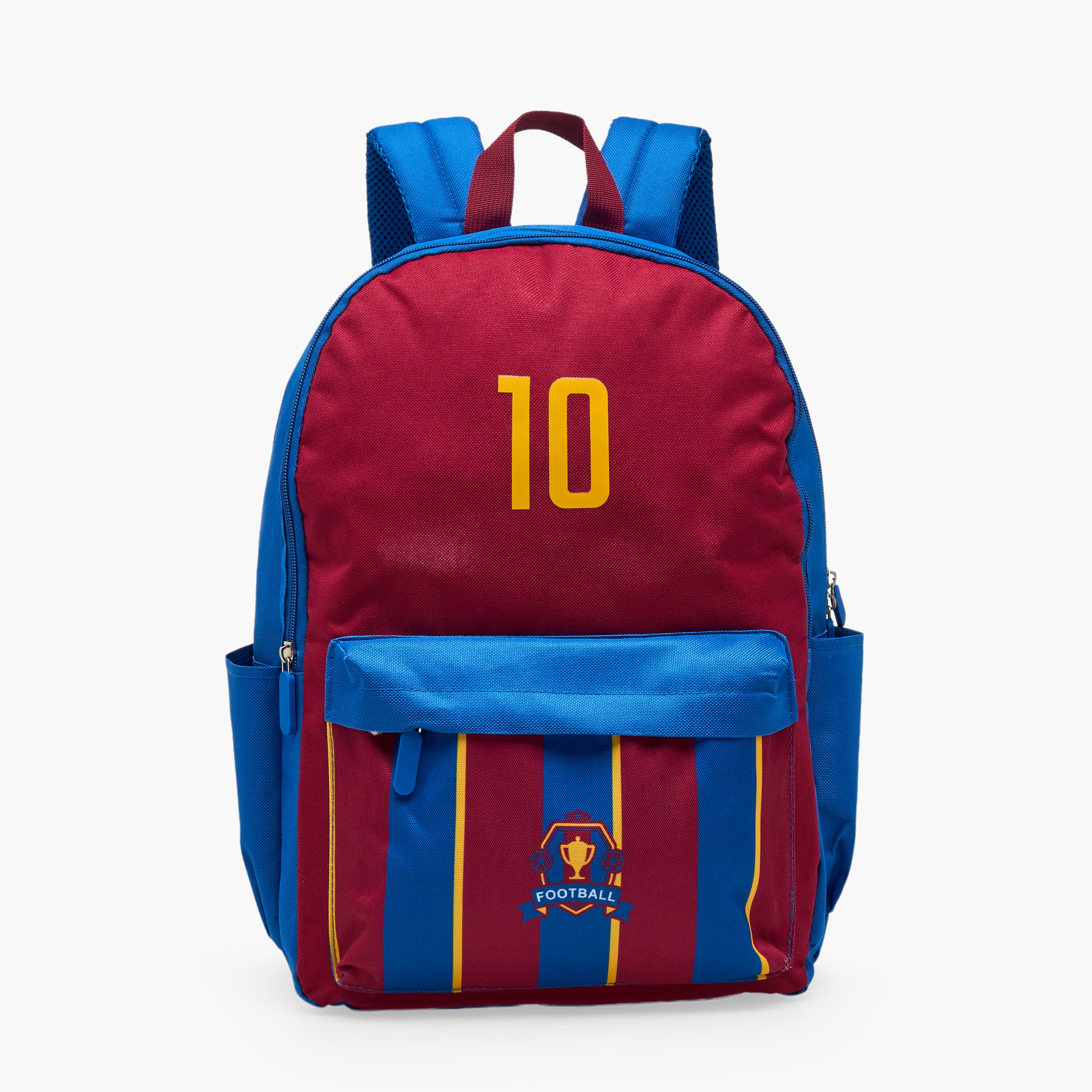 Stripe 4-Piece Backpack School Bag Set for Boys 5-8 Years with Pencil Pouch and Lunch Bag - 17 inch-school-bagsandbackpacks-backpacks-image-2