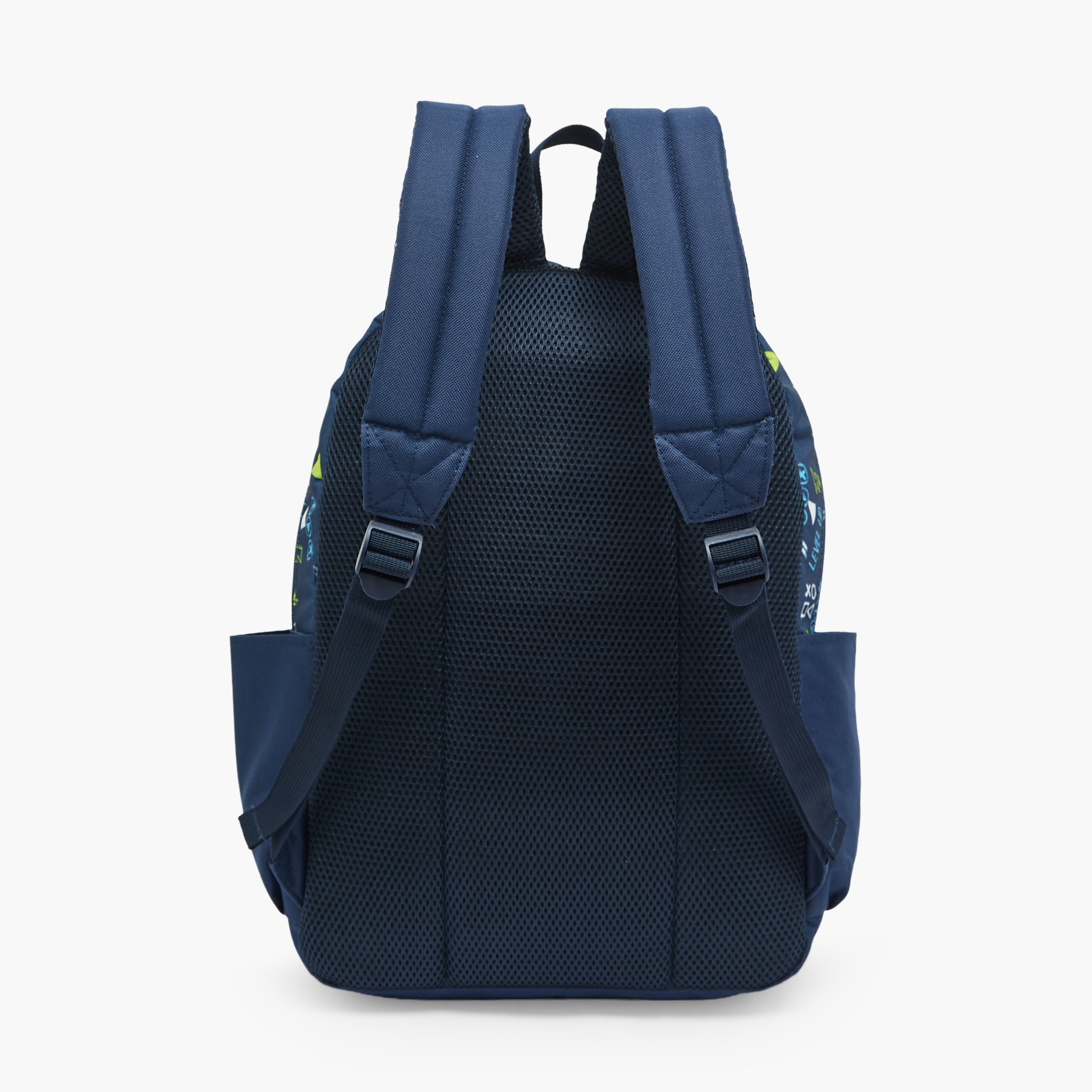 طقم شنطة ظهر مدرسية بطبعات جيمنج 4 قطع مع مقلمة للأولاد من 8 - 13 سنة - 17 بوصة-school-bagsandbackpacks-backpacks-image-8