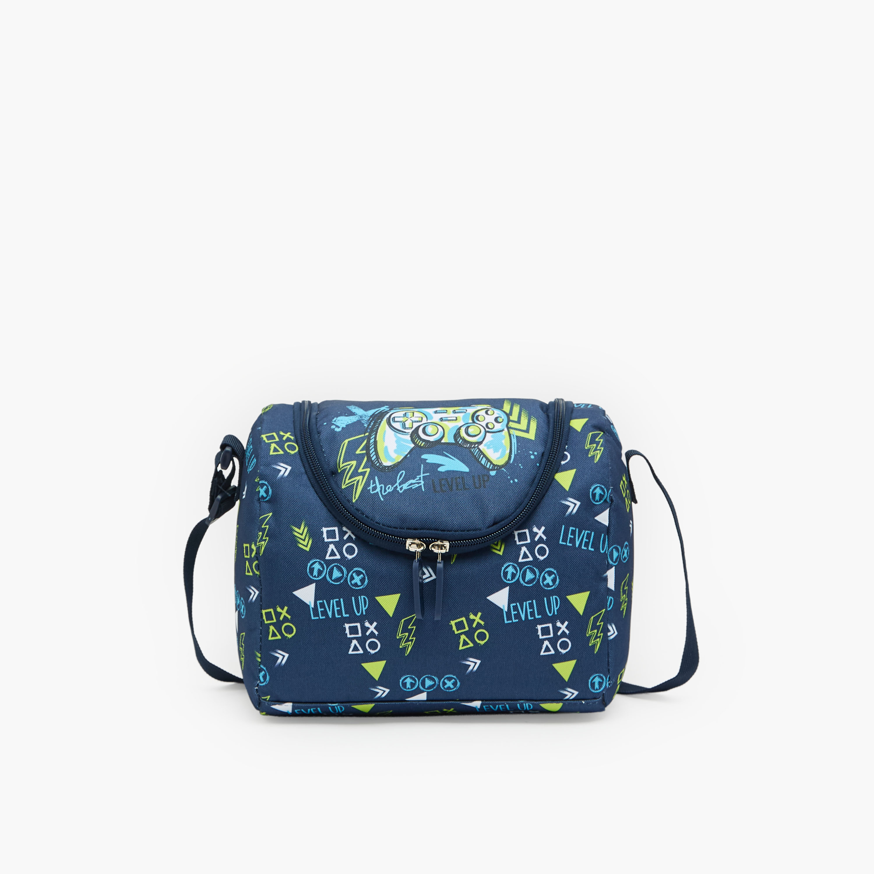 طقم شنطة ظهر مدرسية بطبعات جيمنج 4 قطع مع مقلمة للأولاد من 8 - 13 سنة - 17 بوصة-school-bagsandbackpacks-backpacks-image-9