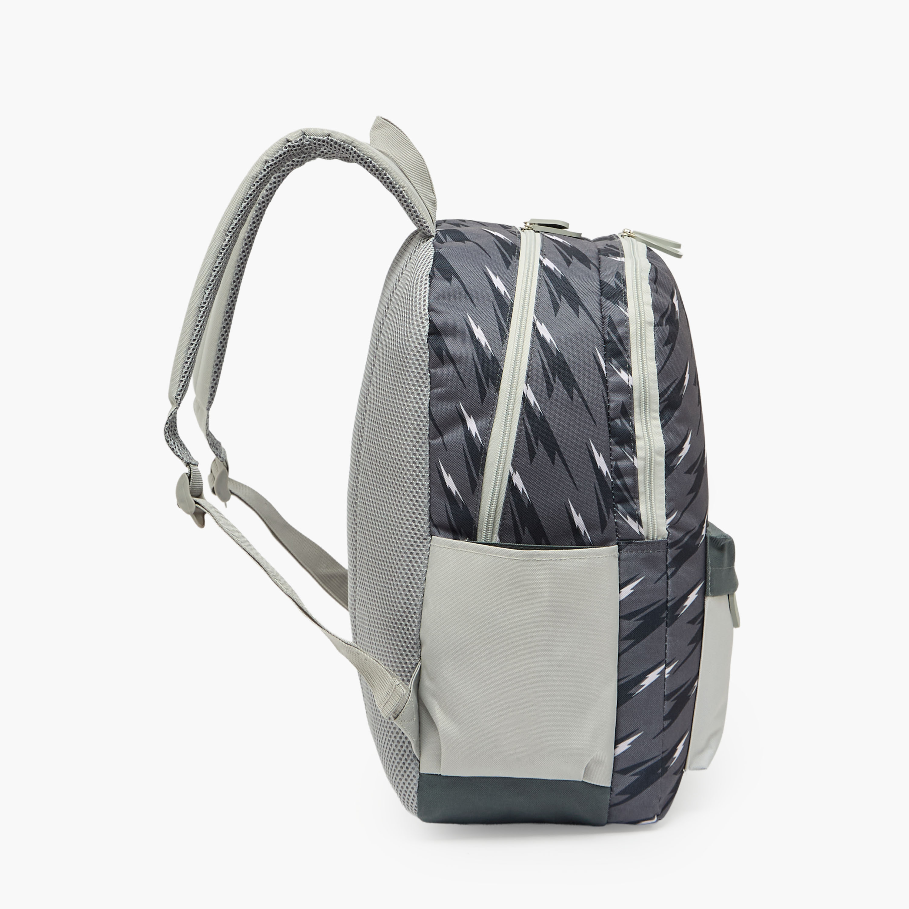شنطة ظهر مدرسية 4 قطع مع مقلمة بطبعات للأولاد 8 - 13 سنة - 17 بوصة-school-bagsandbackpacks-backpacks-image-7