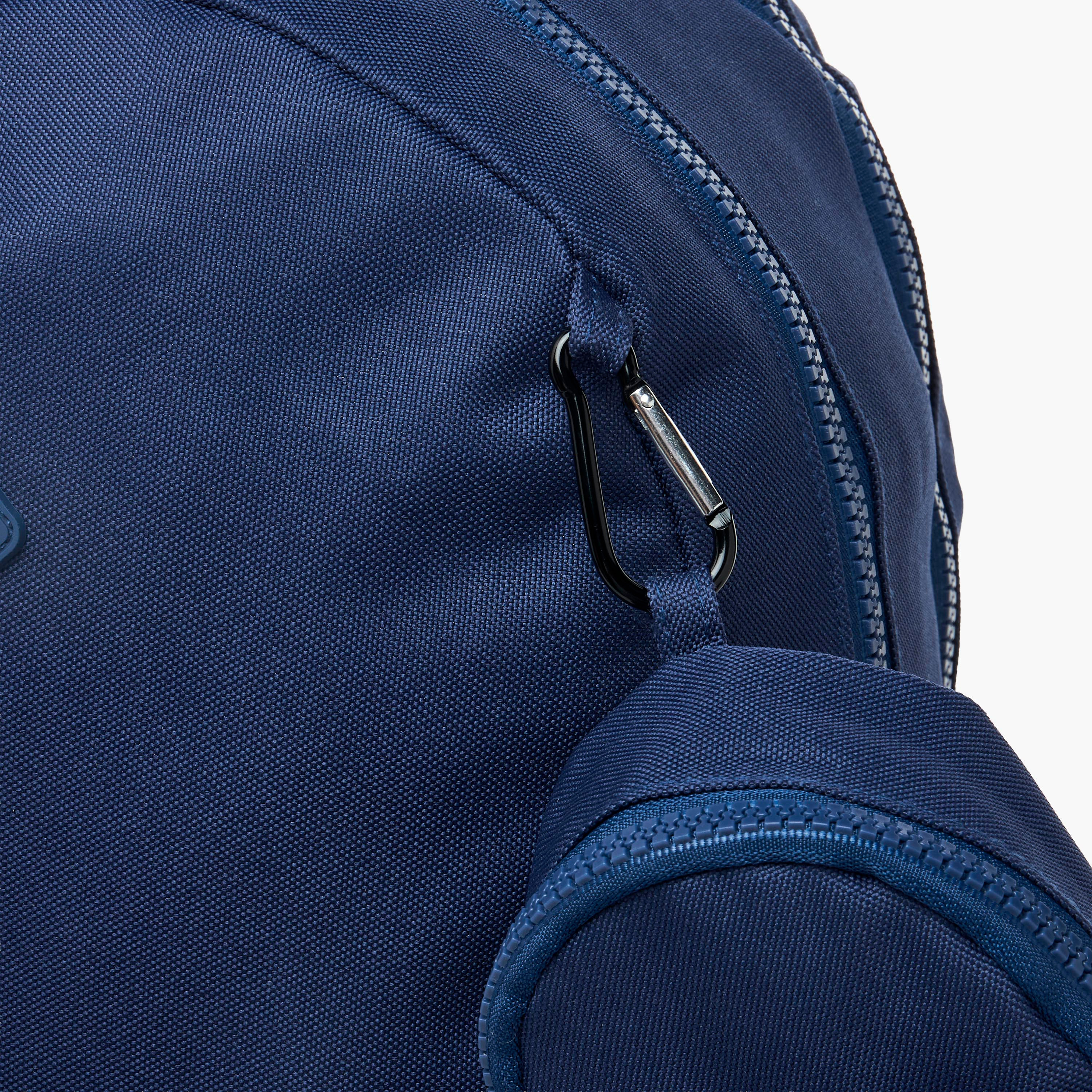 طقم شنطة ظهر مدرسية سادة للأطفال من 8 إلى 13 سنة مع مقلمة وباوتش - 17 بوصة-school-bagsandbackpacks-backpacks-image-6