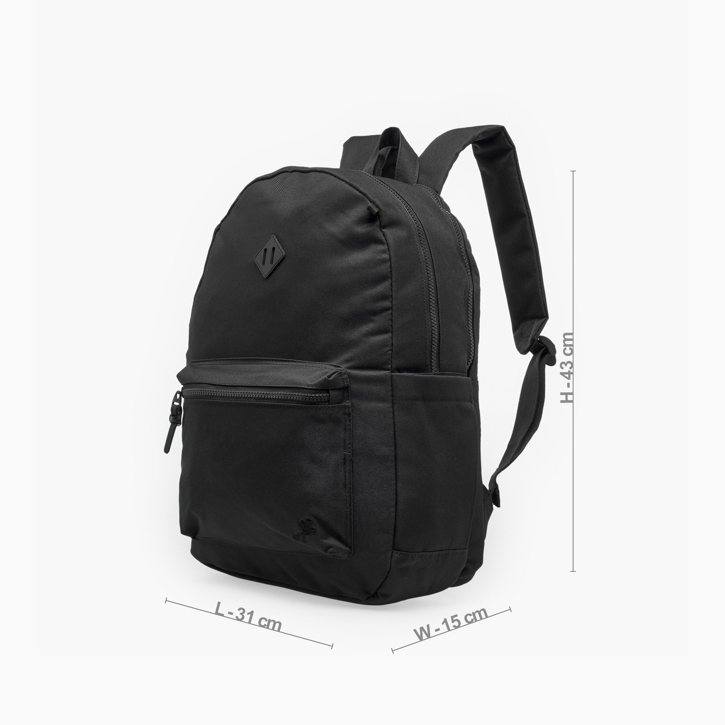 طقم شنطة ظهر مدرسية سادة للأطفال من 8 إلى 13 سنة مع مقلمة وباوتش - 17 بوصة-school-bagsandbackpacks-backpacks-image-9