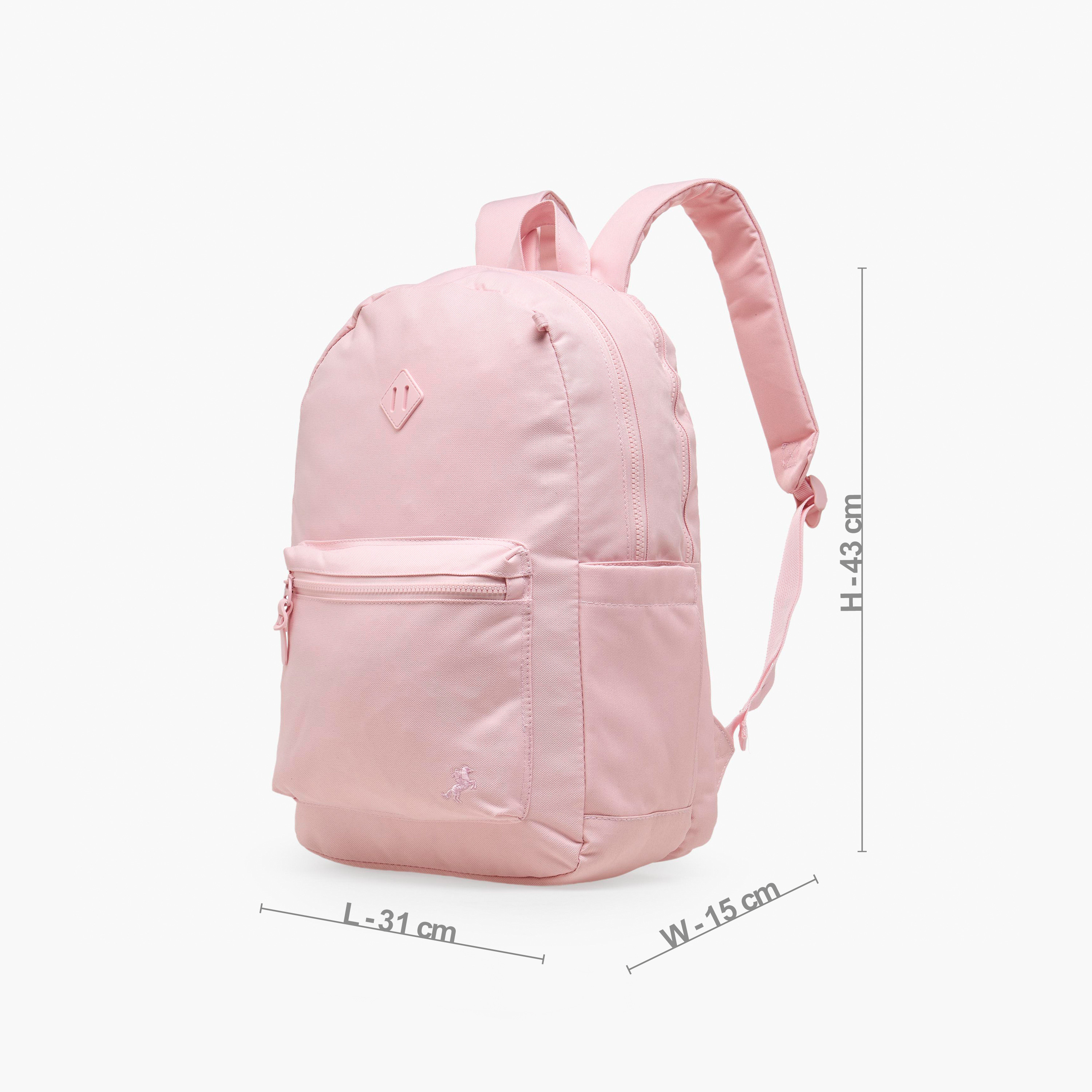 Solid 3-Piece Backpack School Bag Set for Kids 8-13 Years with Pencil Case and Pouch - 17 inch-school-bagsandbackpacks-backpacks-image-9