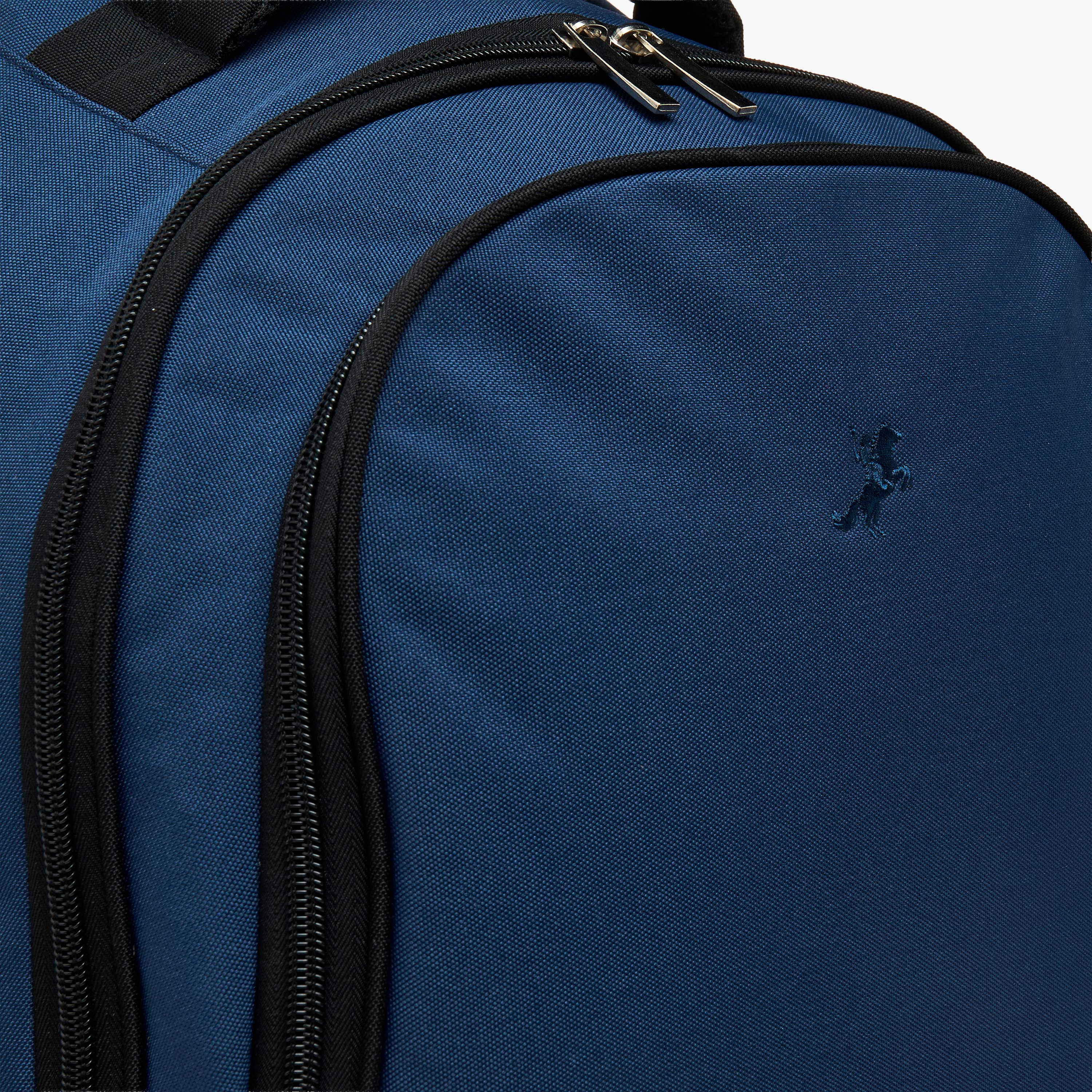 طقم شنطة ترولي مدرسية سادة 3 قطع للأطفال 8-13 سنوات مع مقلمة وشنطة غداء - 18 بوصة-school-bagsandbackpacks-trolleybags-image-4
