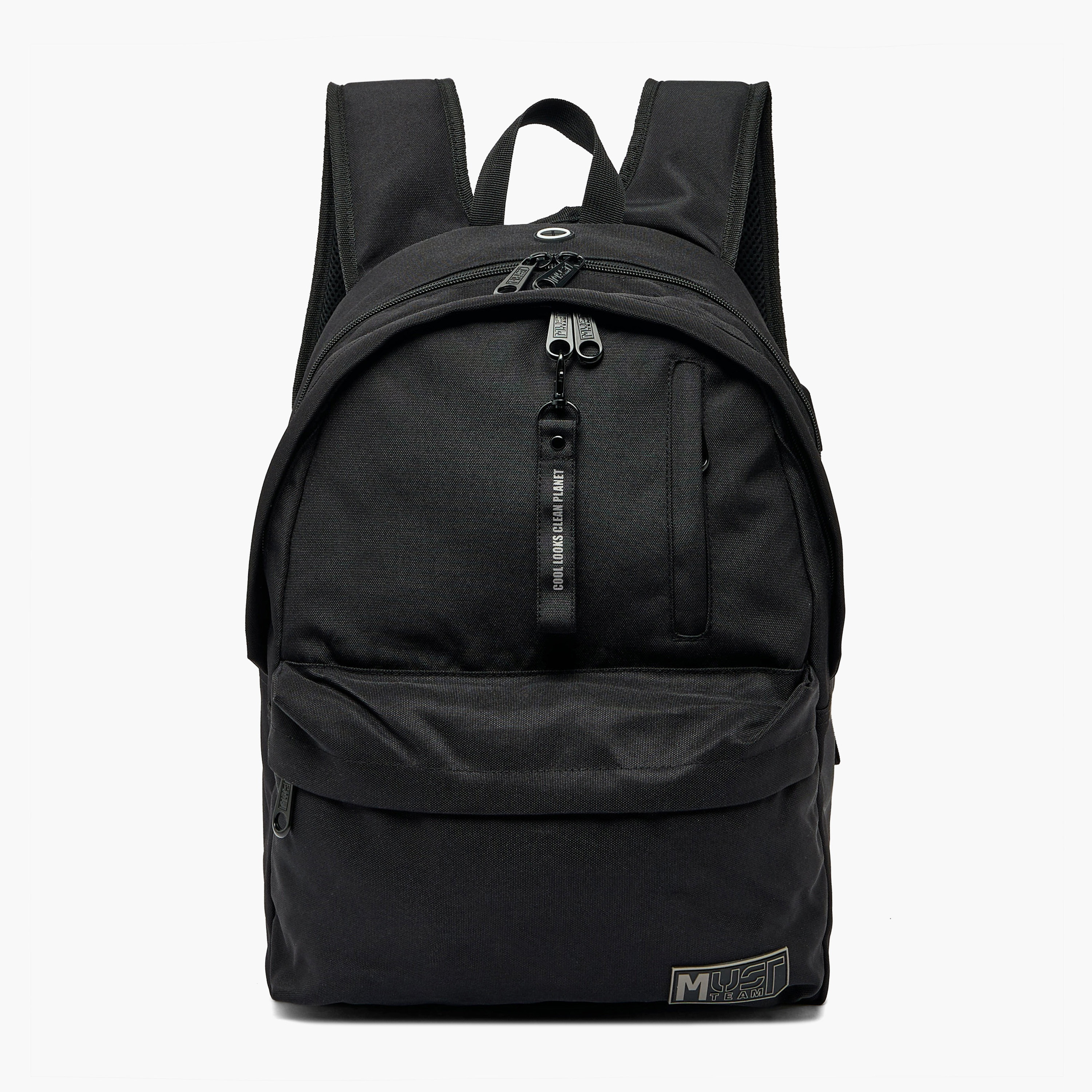 شنطة ظهر سادة للأولاد 8-13 سنة بجيب قارورة مياه من مست تيم - 17 بوصة-school-bagsandbackpacks-backpacks-image-1