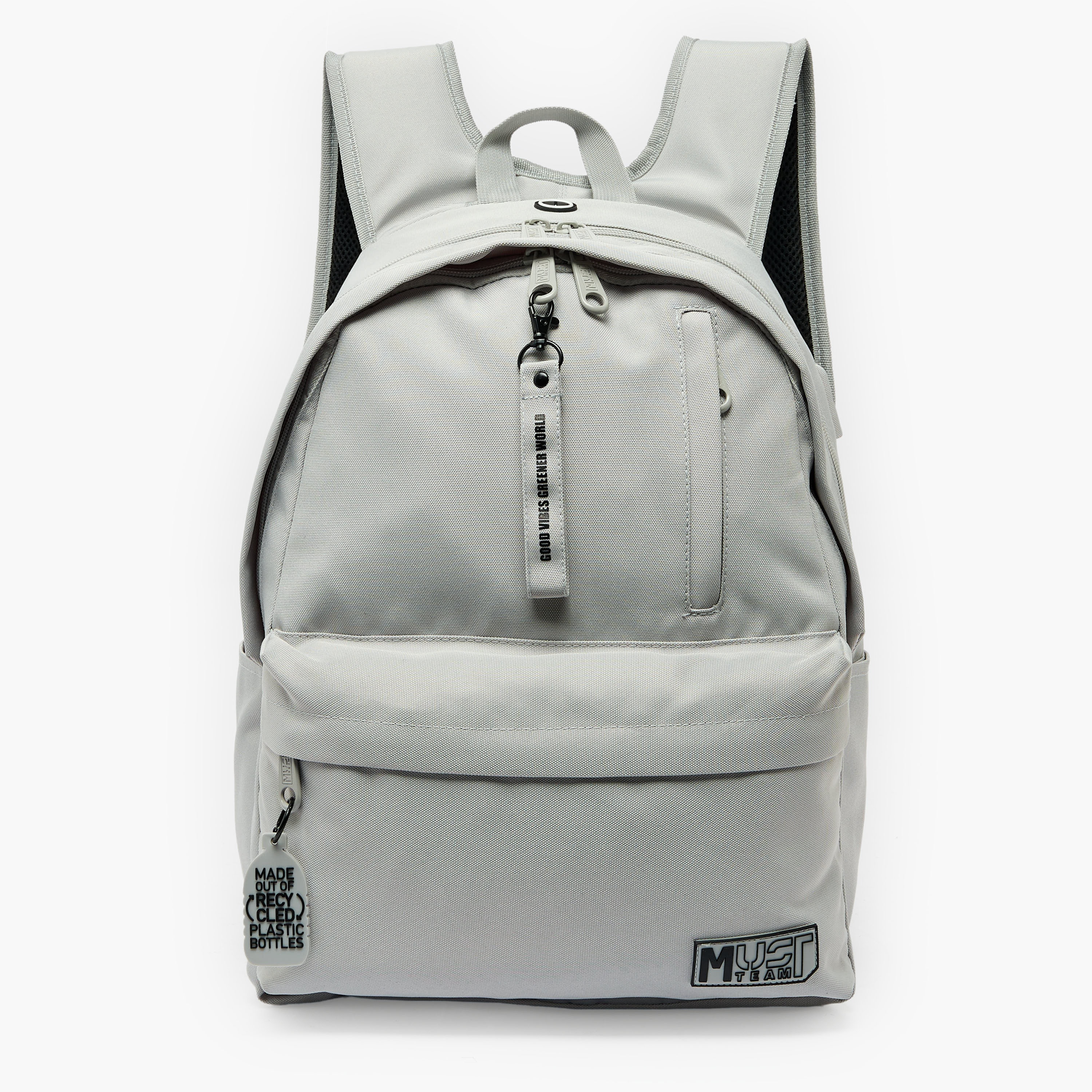 MustTeam Solid Backpack for Boys 8-13 Years with Water Bottle Pocket - 17 inches-school-bagsandbackpacks-backpacks-image-1